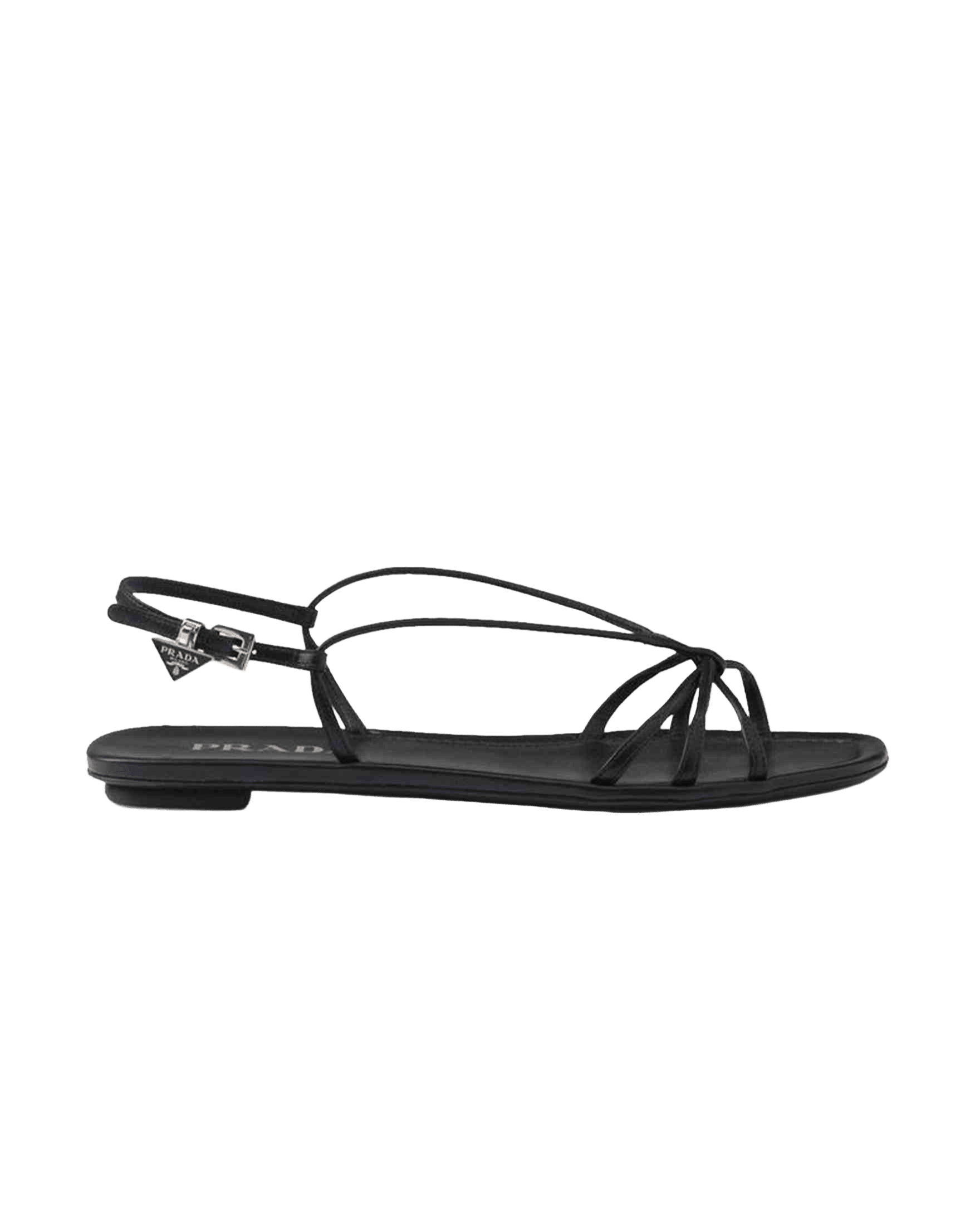 Prada Leather Flat Sandals Glam Steals