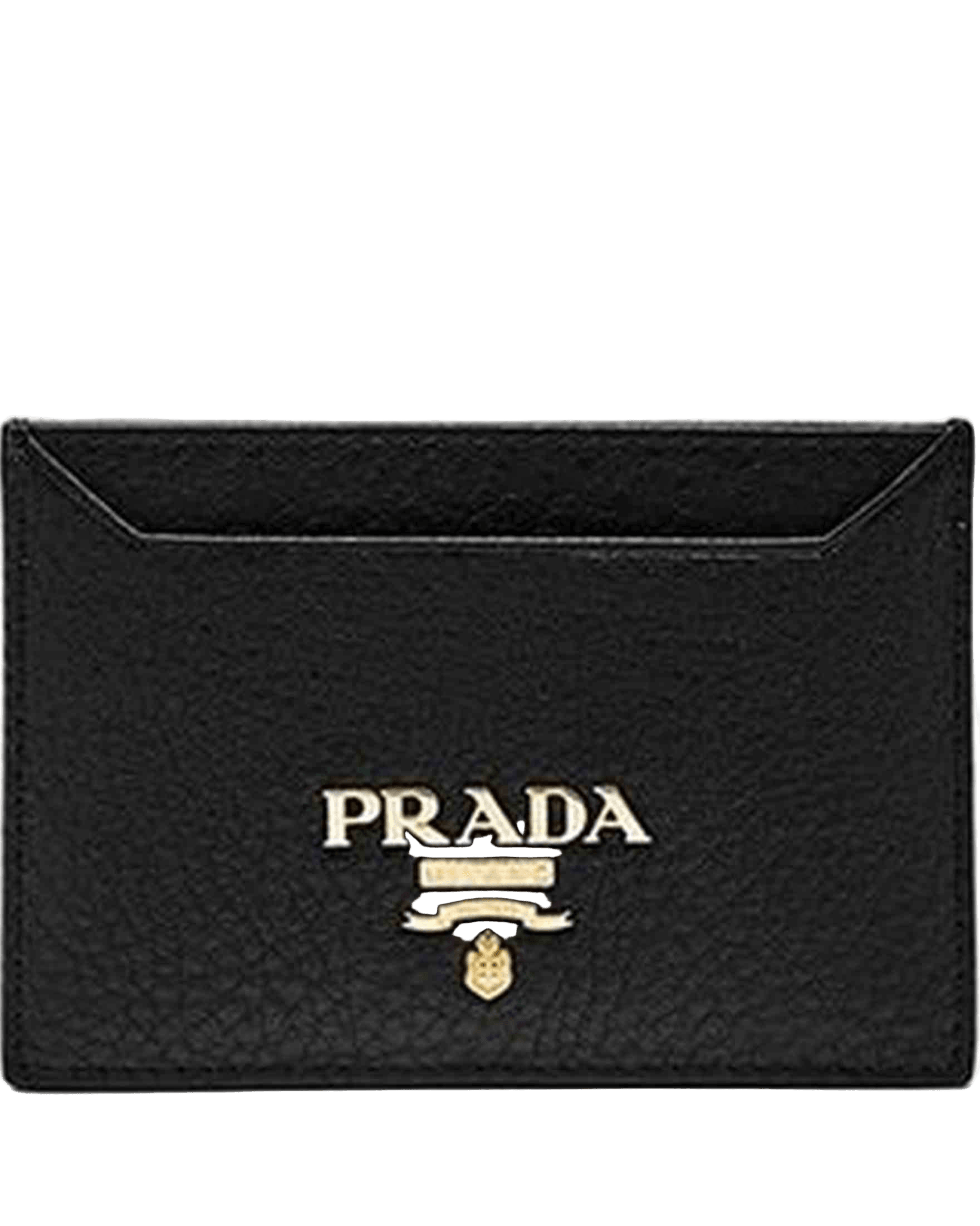 Prada Leather Logo Card Holder Glam Steals