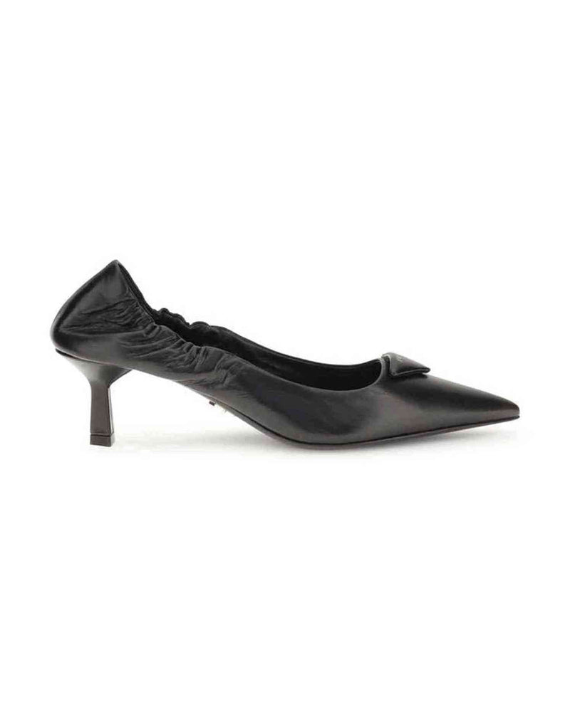 Prada Leather Logo Pumps Glam Steals