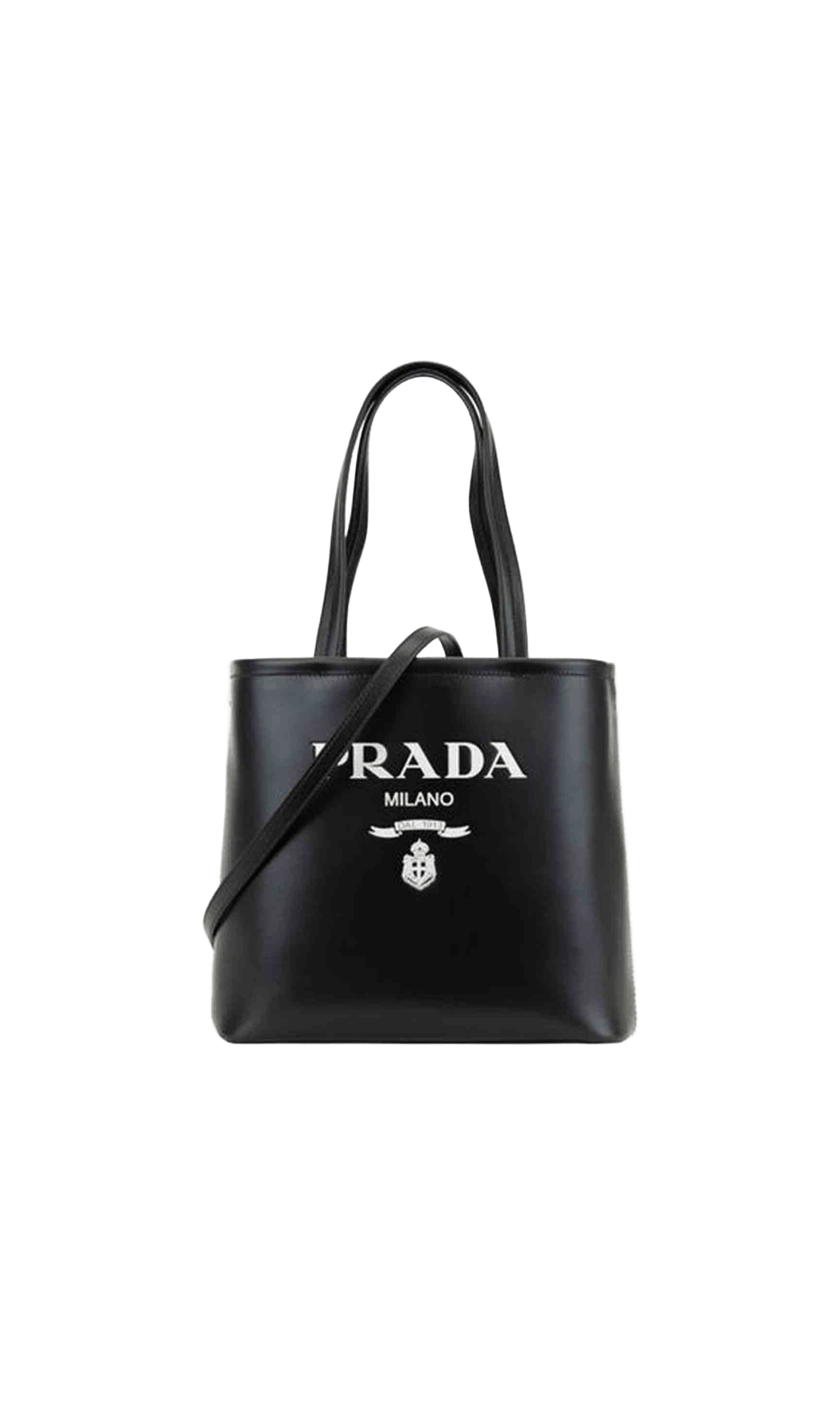 Prada Leather Logo Tote Bag Glam Steals