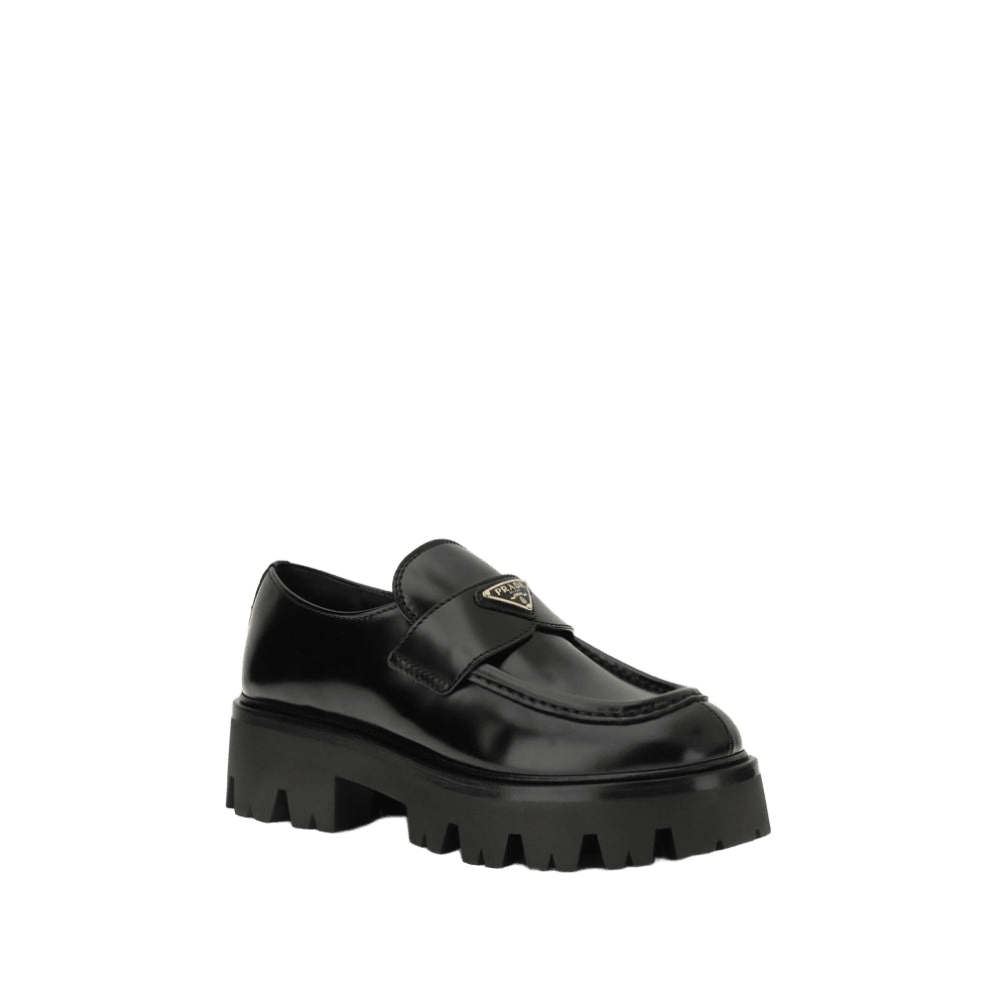 Prada Leather Monolith Loafers Glam Steals