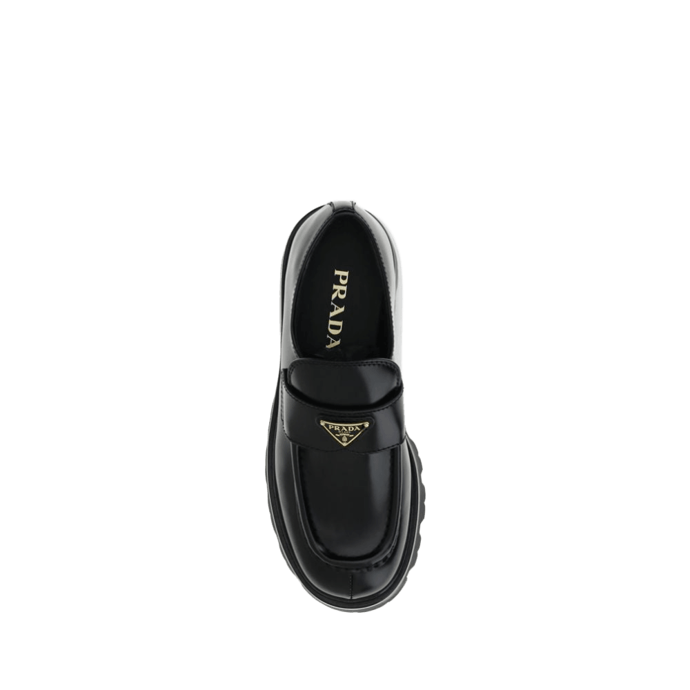 Prada Leather Monolith Loafers Glam Steals