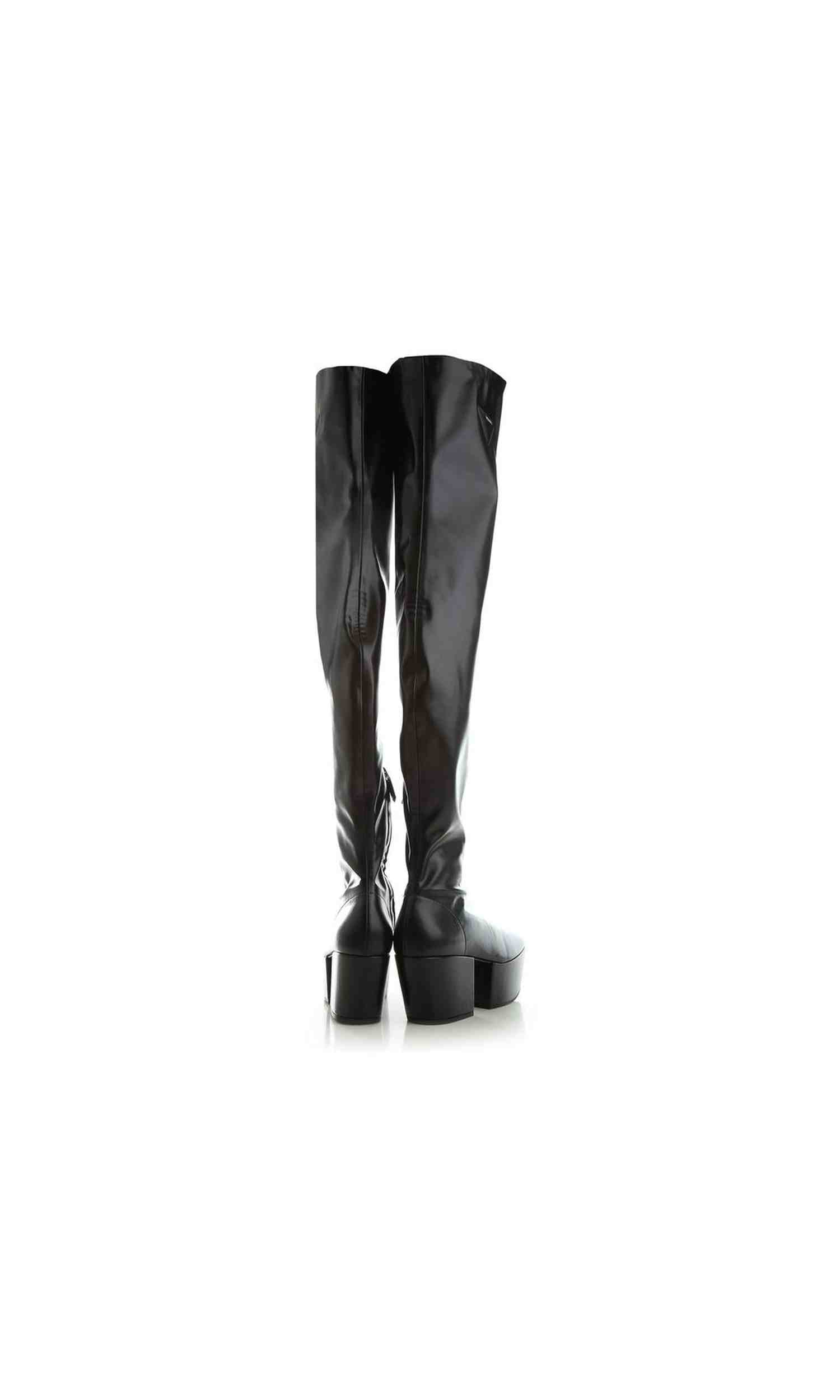 Prada Leather Platform Boots Glam Steals