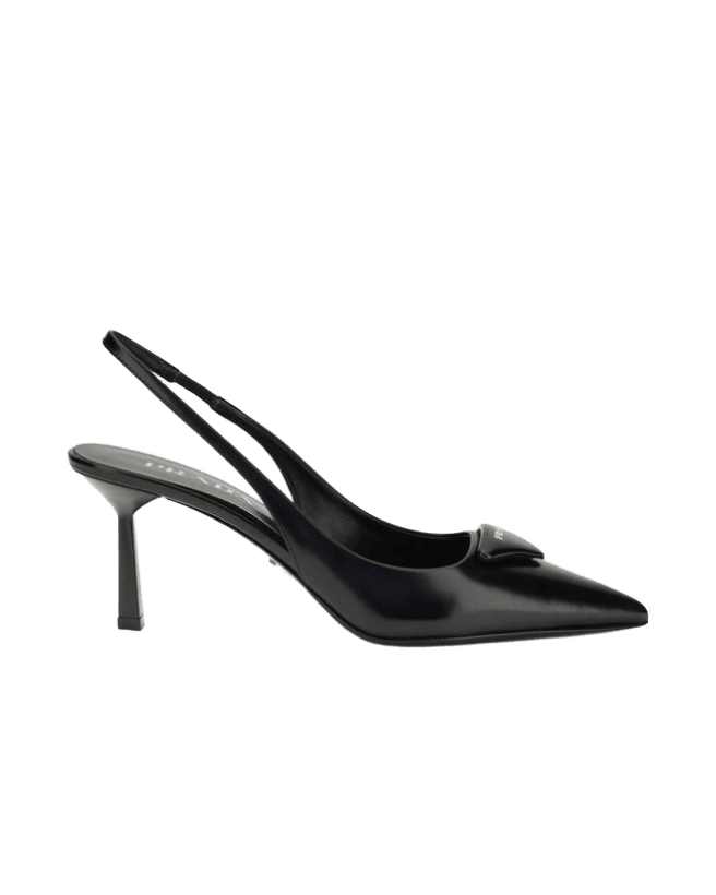 Prada Leather Slingback Pumps Glam Steals