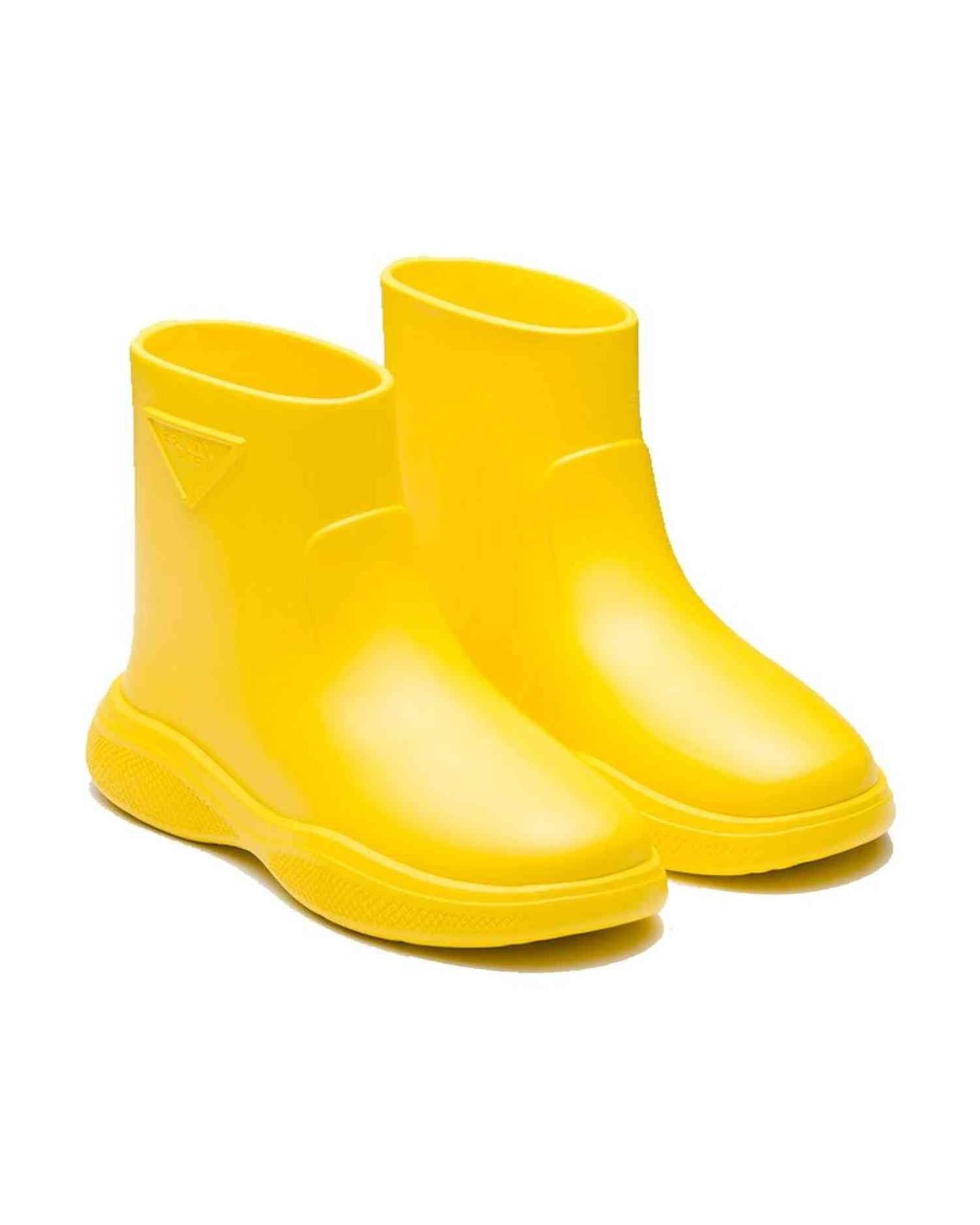 Prada Logo Rubber Boots Glam Steals