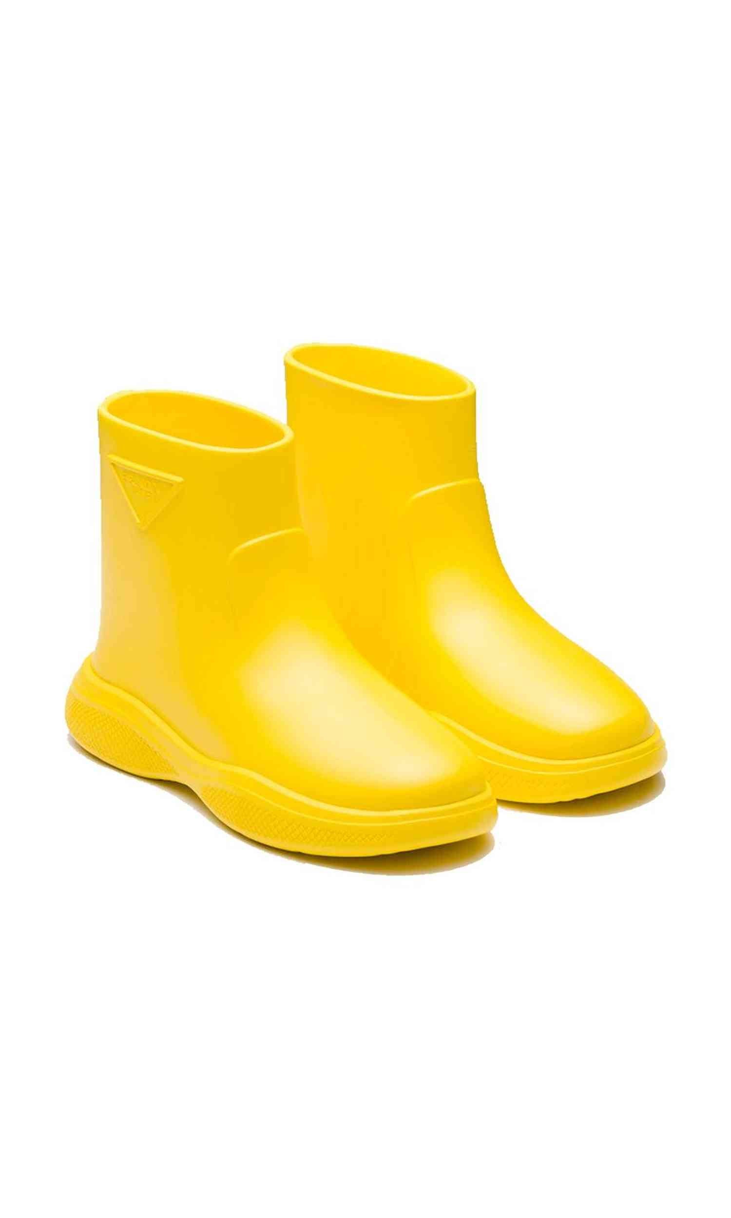 Prada Logo Rubber Boots Glam Steals