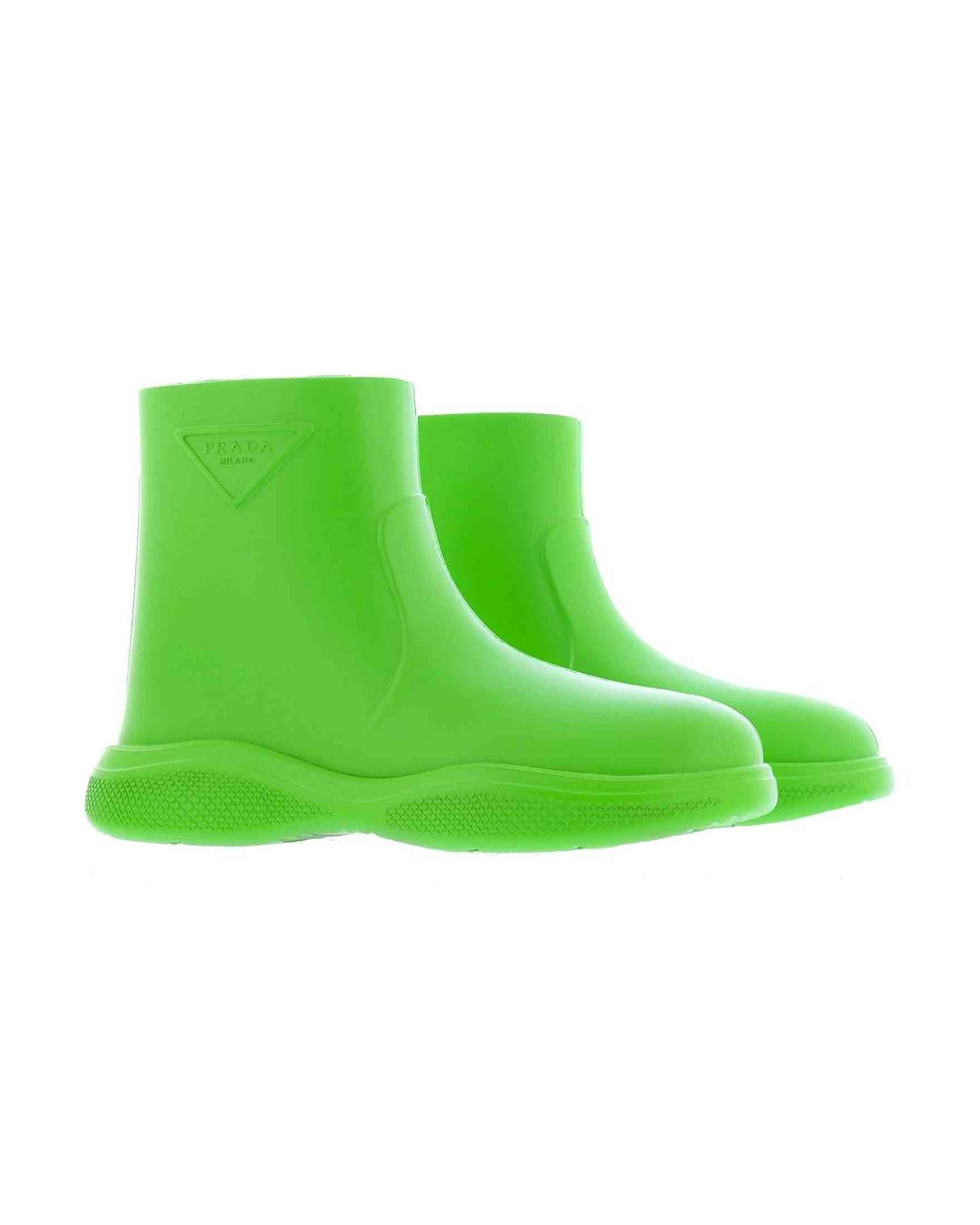 Prada Logo Rubber Boots Glam Steals