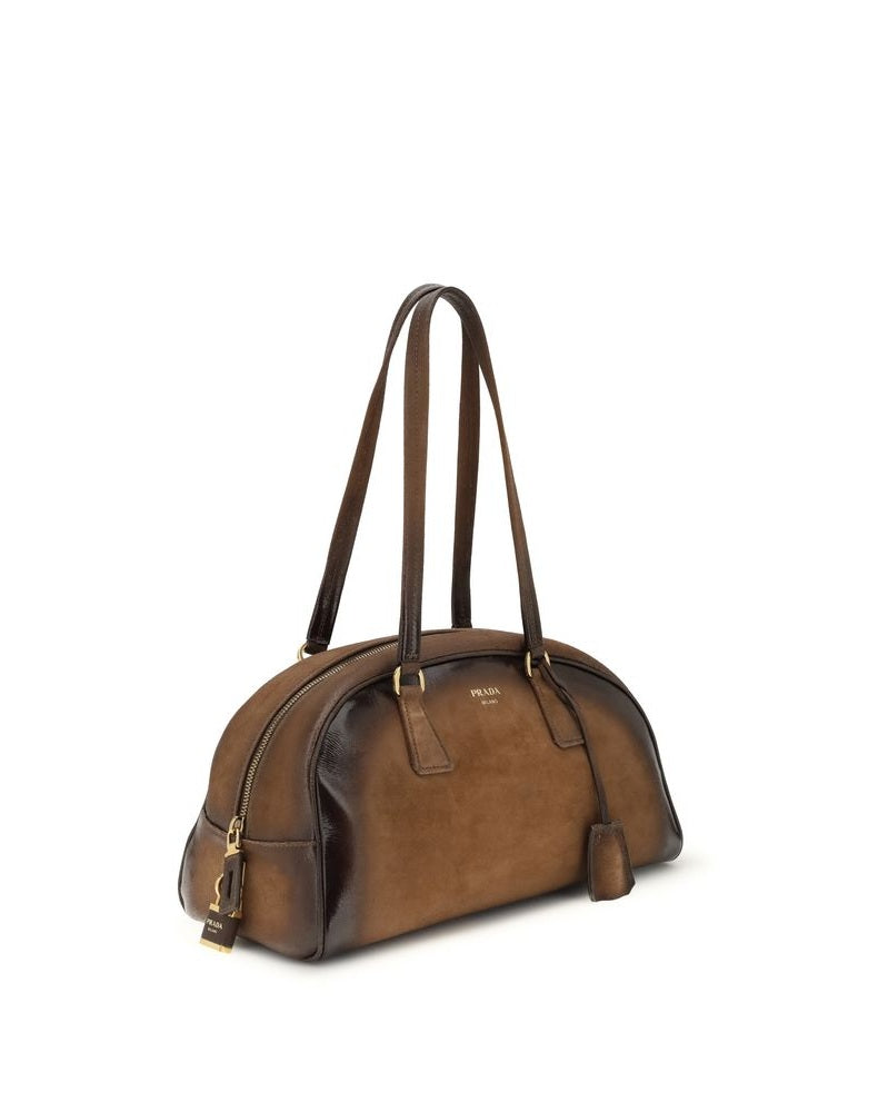 Prada Multicolor Calf Leather Bos Taurus Handbag Glam Steals