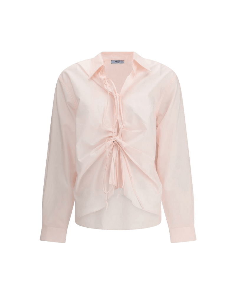 Prada Multicolor Cotton Blouse Glam Steals