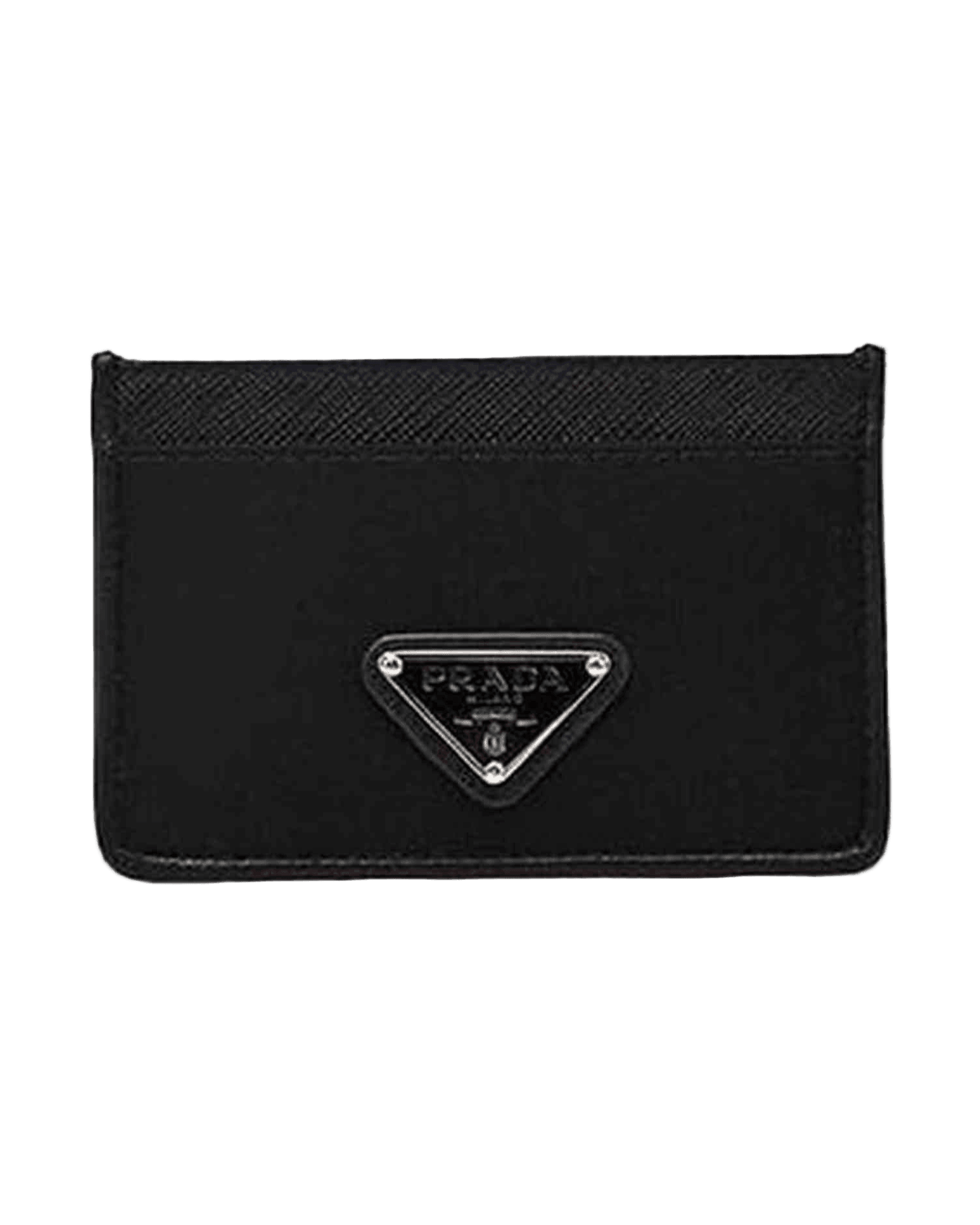 Prada Nylon And Leather Card Holder Glam Steals