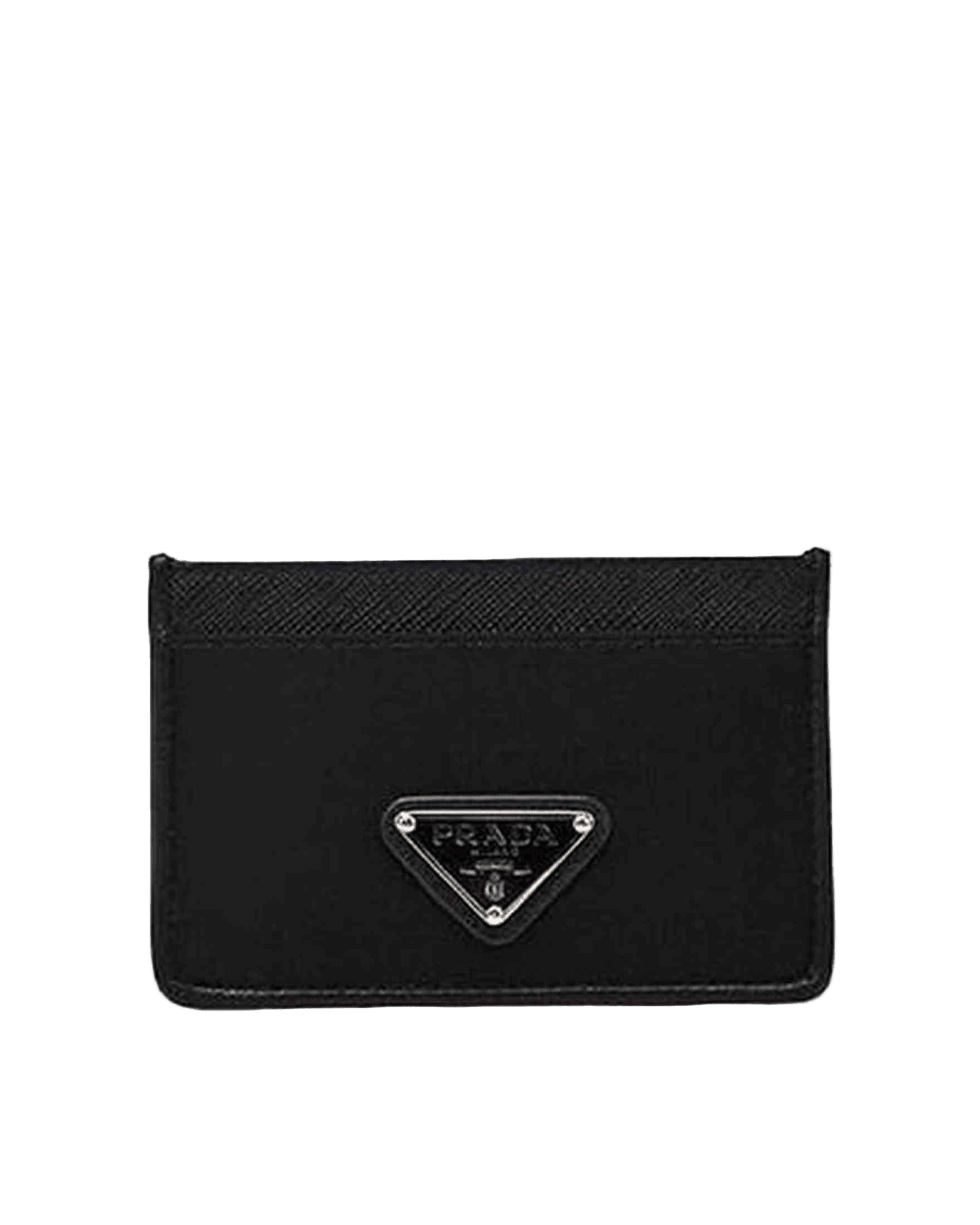 Prada Nylon And Leather Card Holder Glam Steals