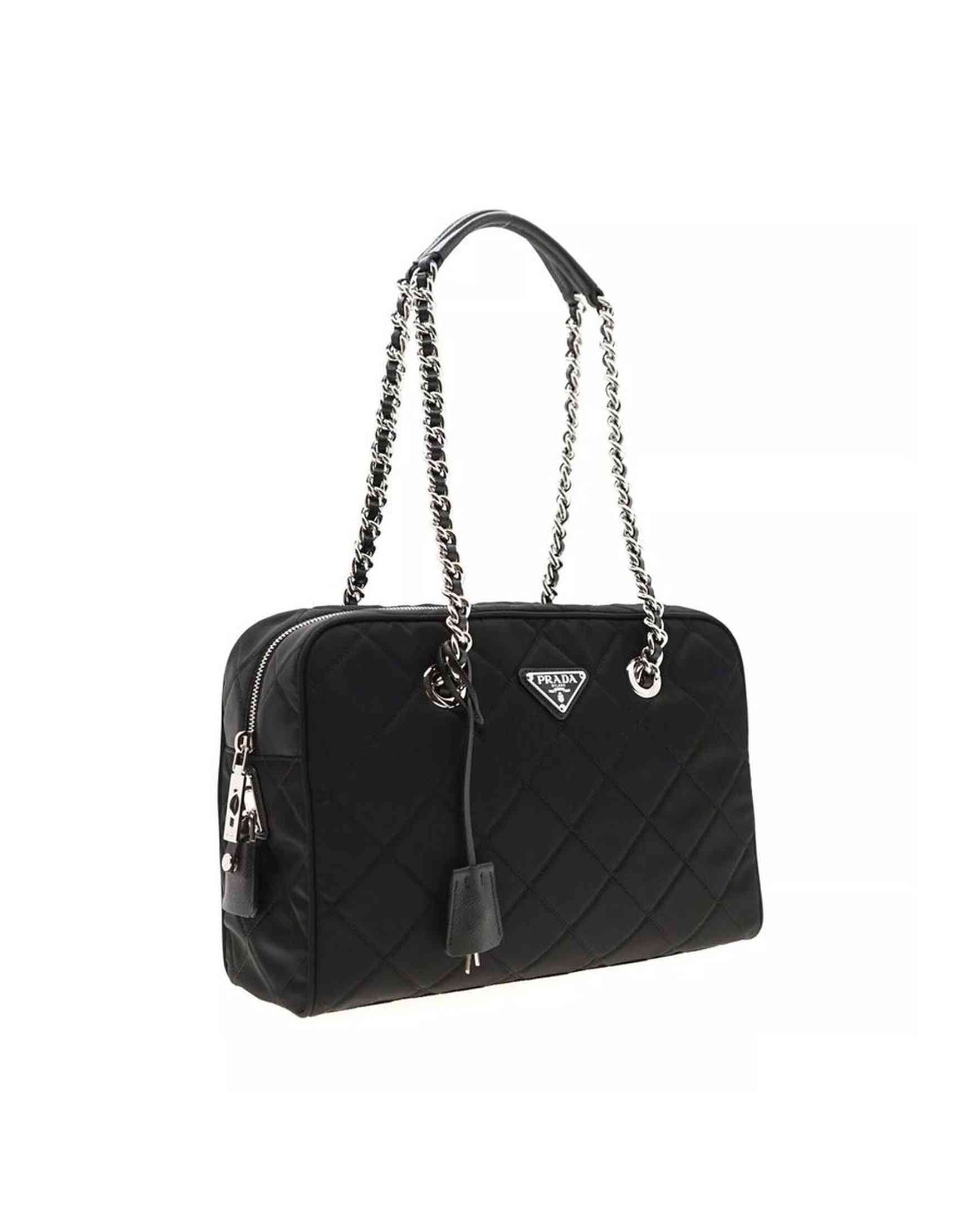 Prada Nylon Quilted Shoulder Bag Glam Steals
