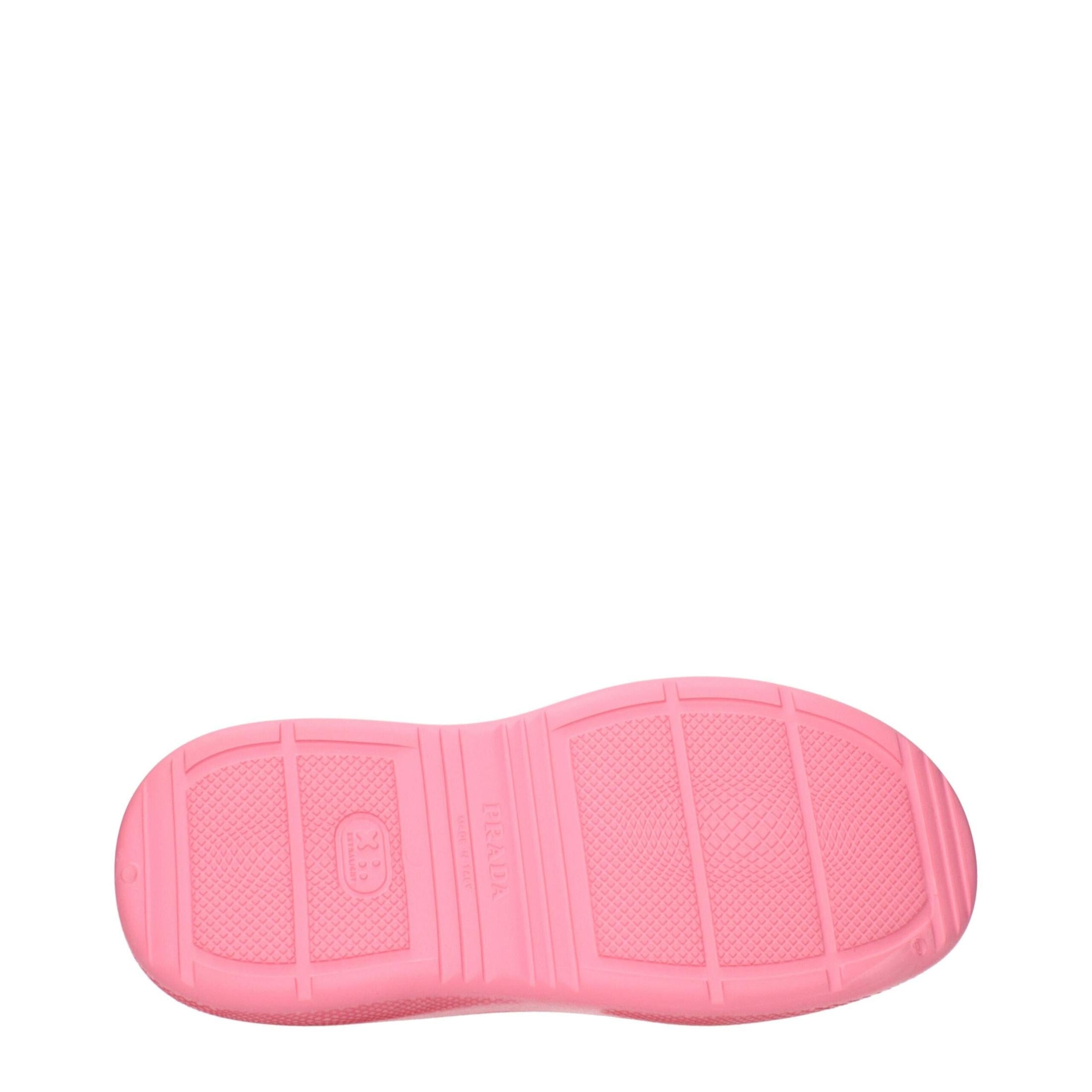Prada Pink Cotton Slippers Slippers