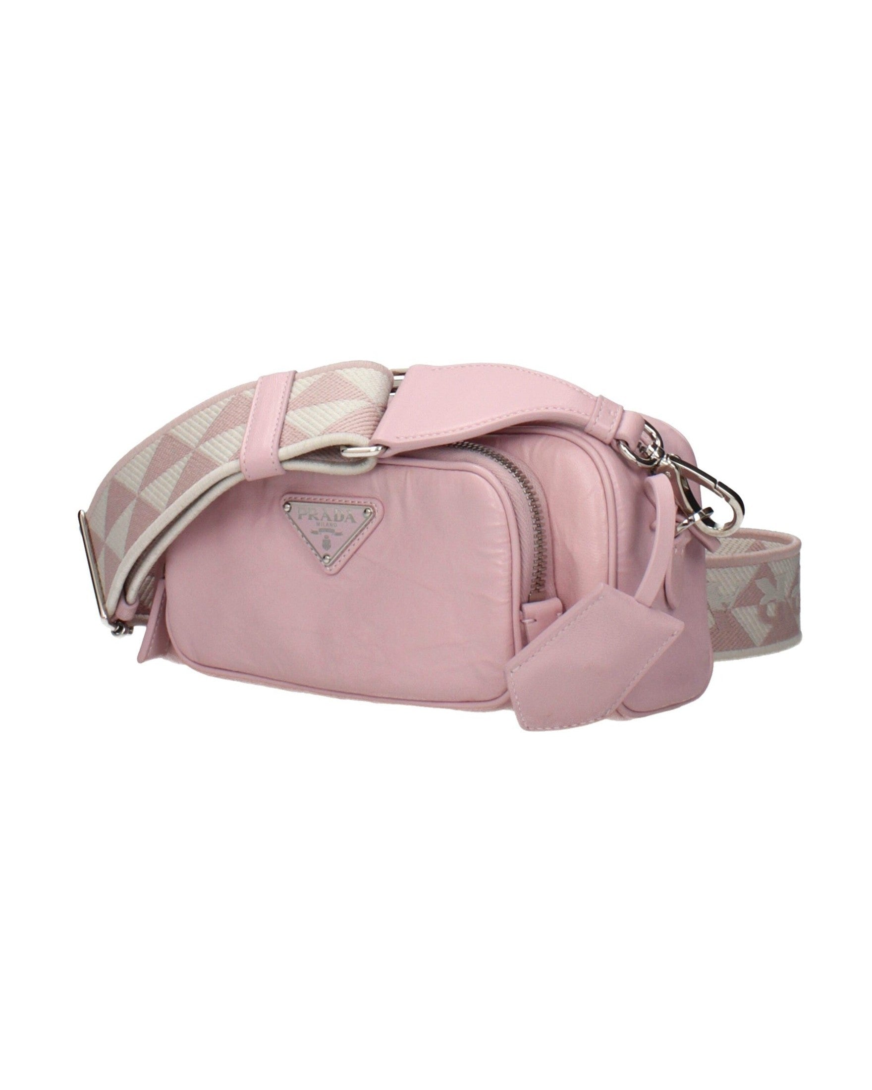 Prada Pink Leather Crossbody Bag Glam Steals