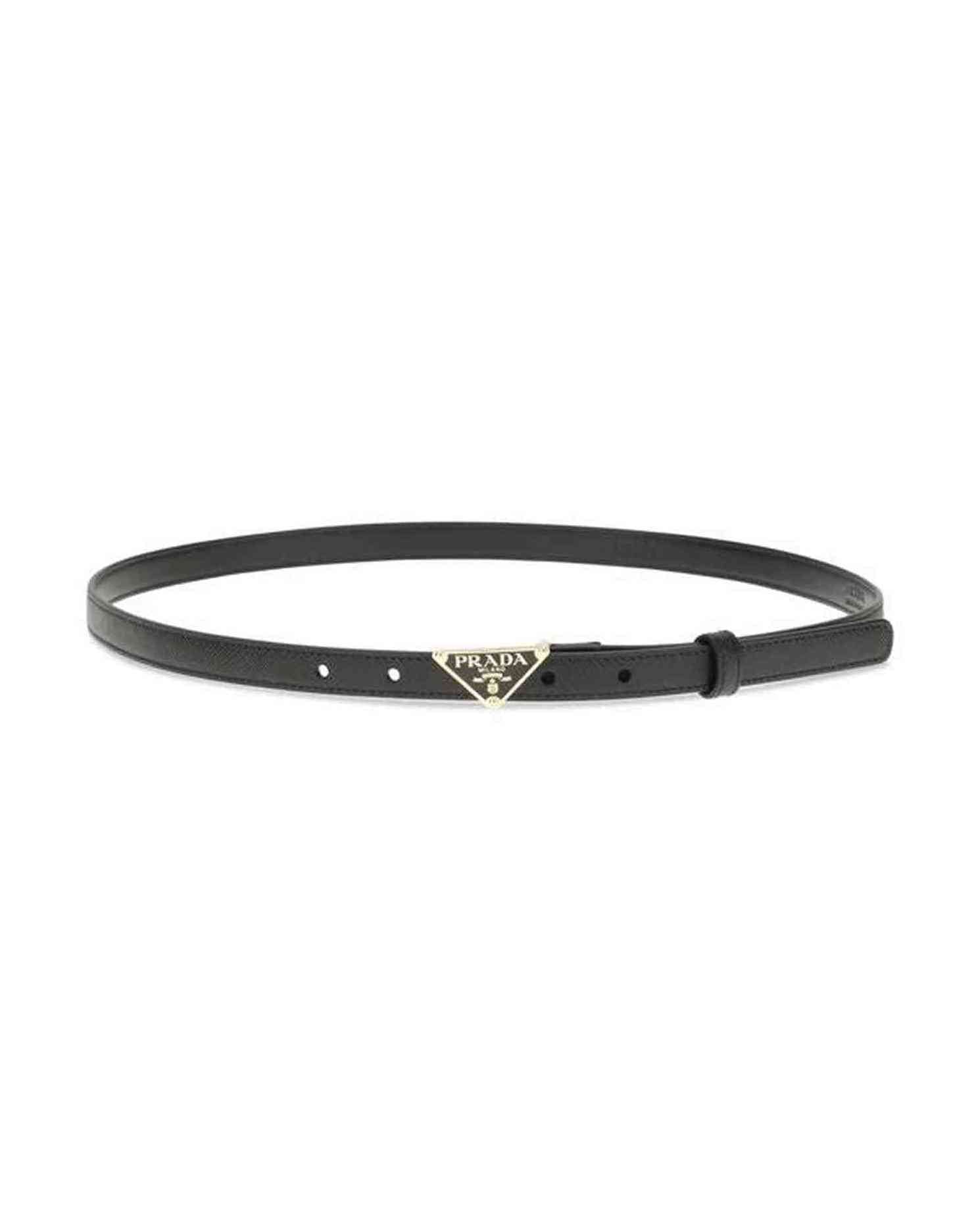 Prada Saffiano Belt Glam Steals
