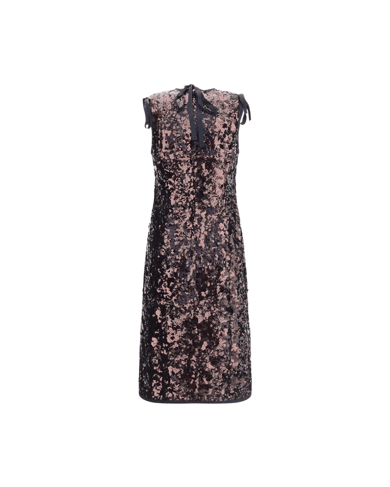 Prada Sequined Midi Dress Glam Steals