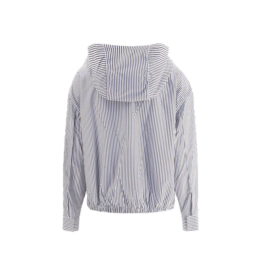 Prada Striped Hooded Jacket Glam Steals