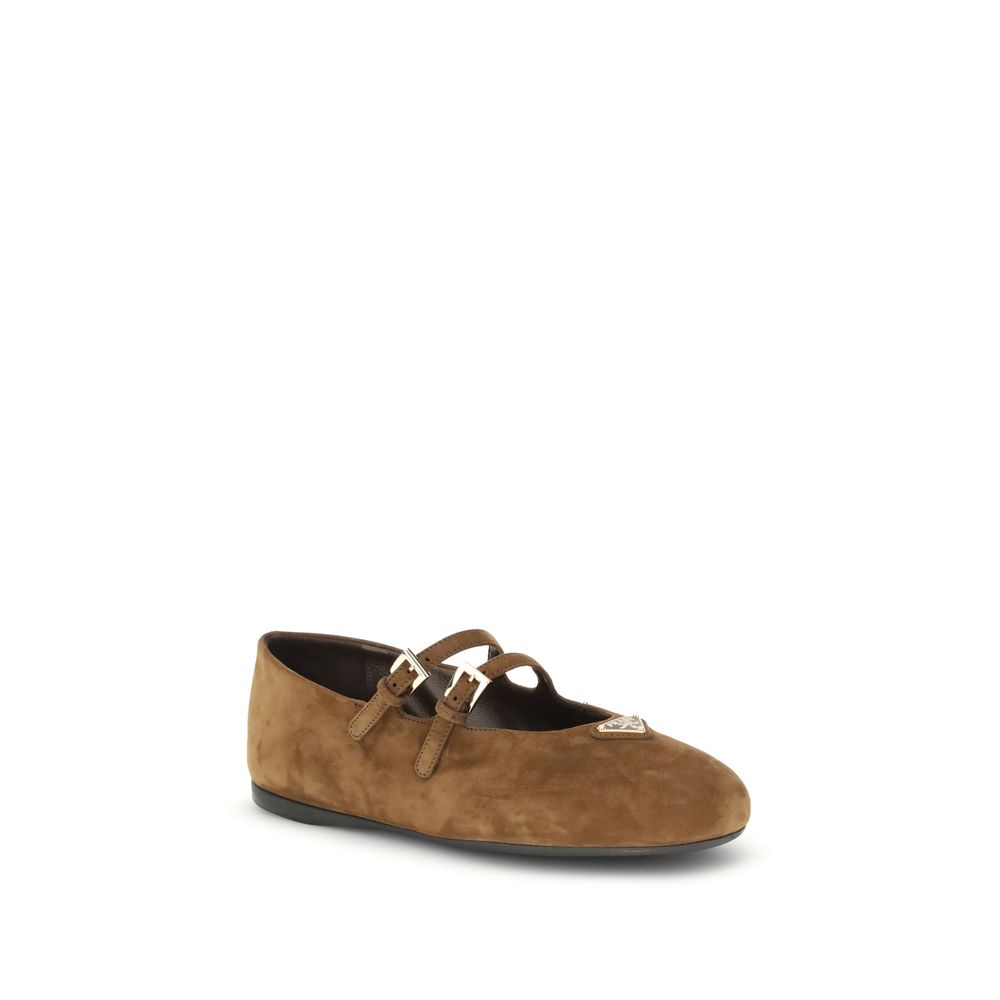 Prada Suede Ballerinas Glam Steals