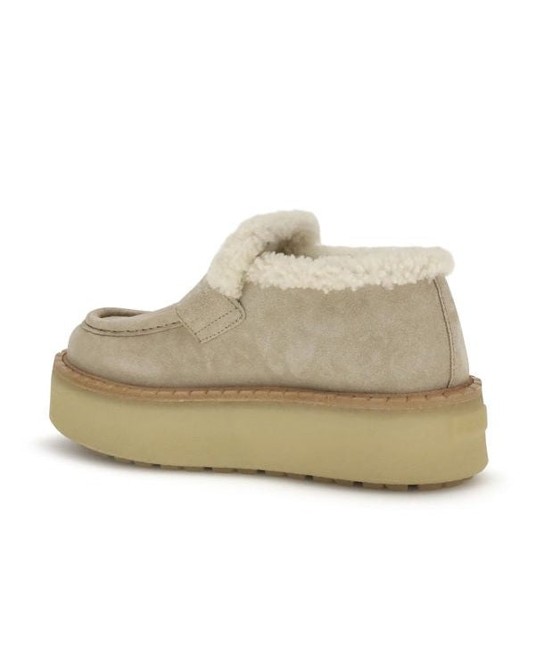 Prada Suede Loafers with shearling Glam Steals