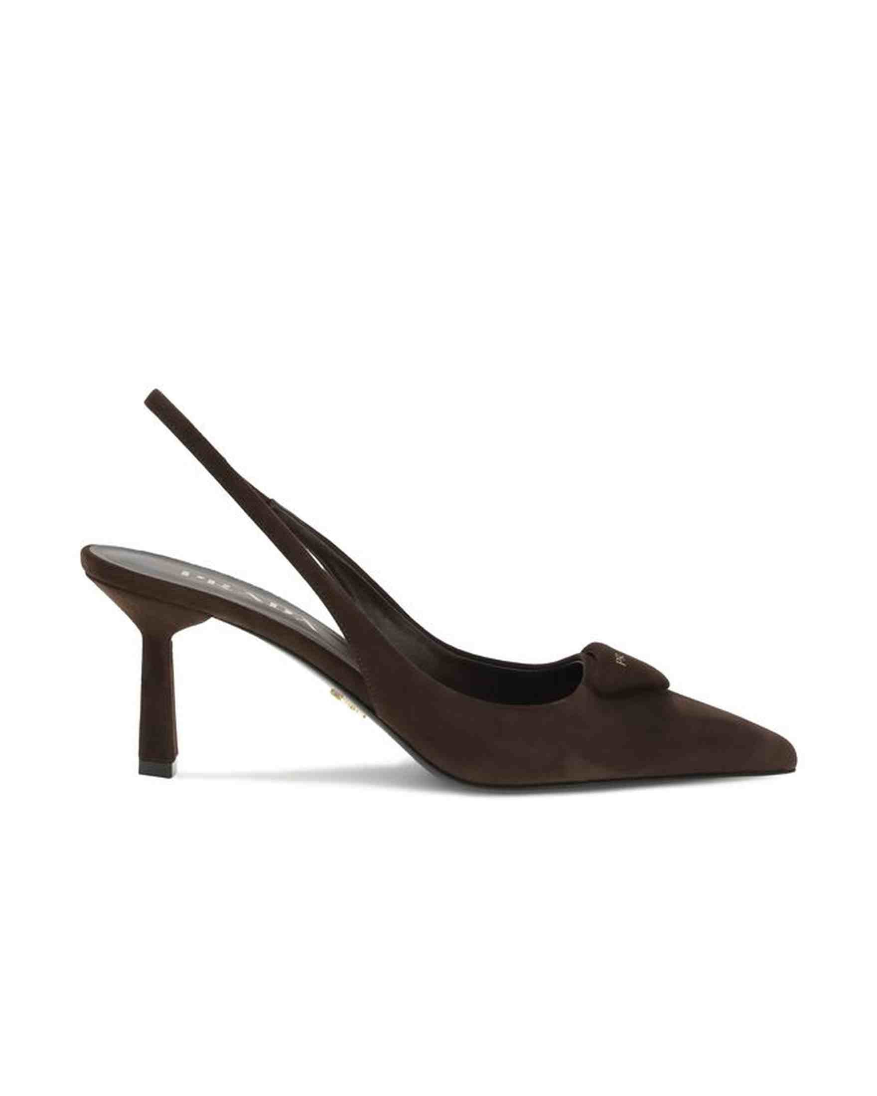 Prada Suede Slingback Pumps Glam Steals