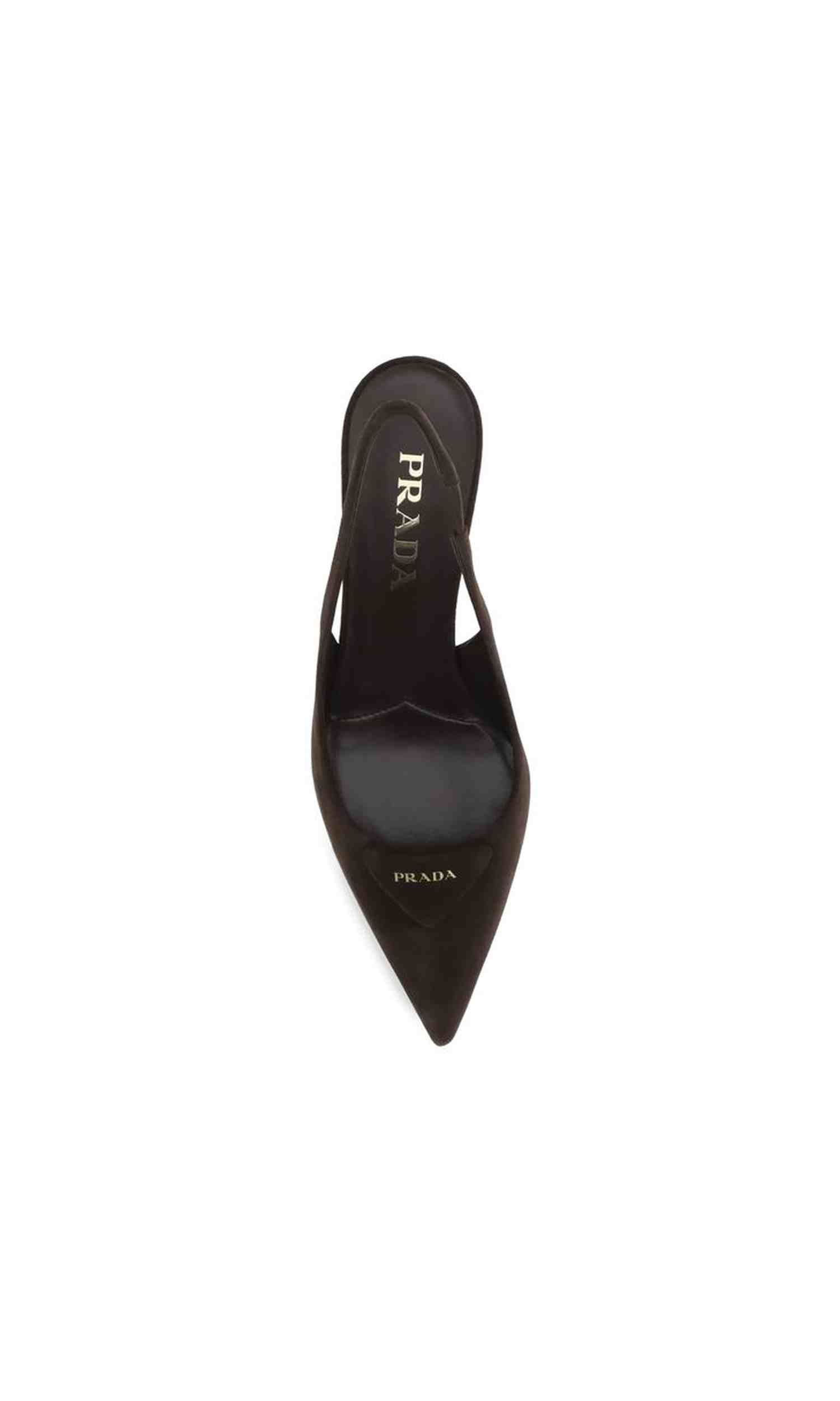 Prada Suede Slingback Pumps Glam Steals