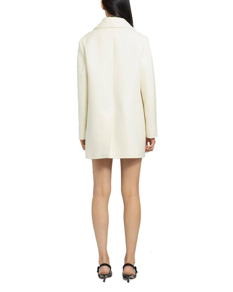 Prada White Wool Coat Glam Steals