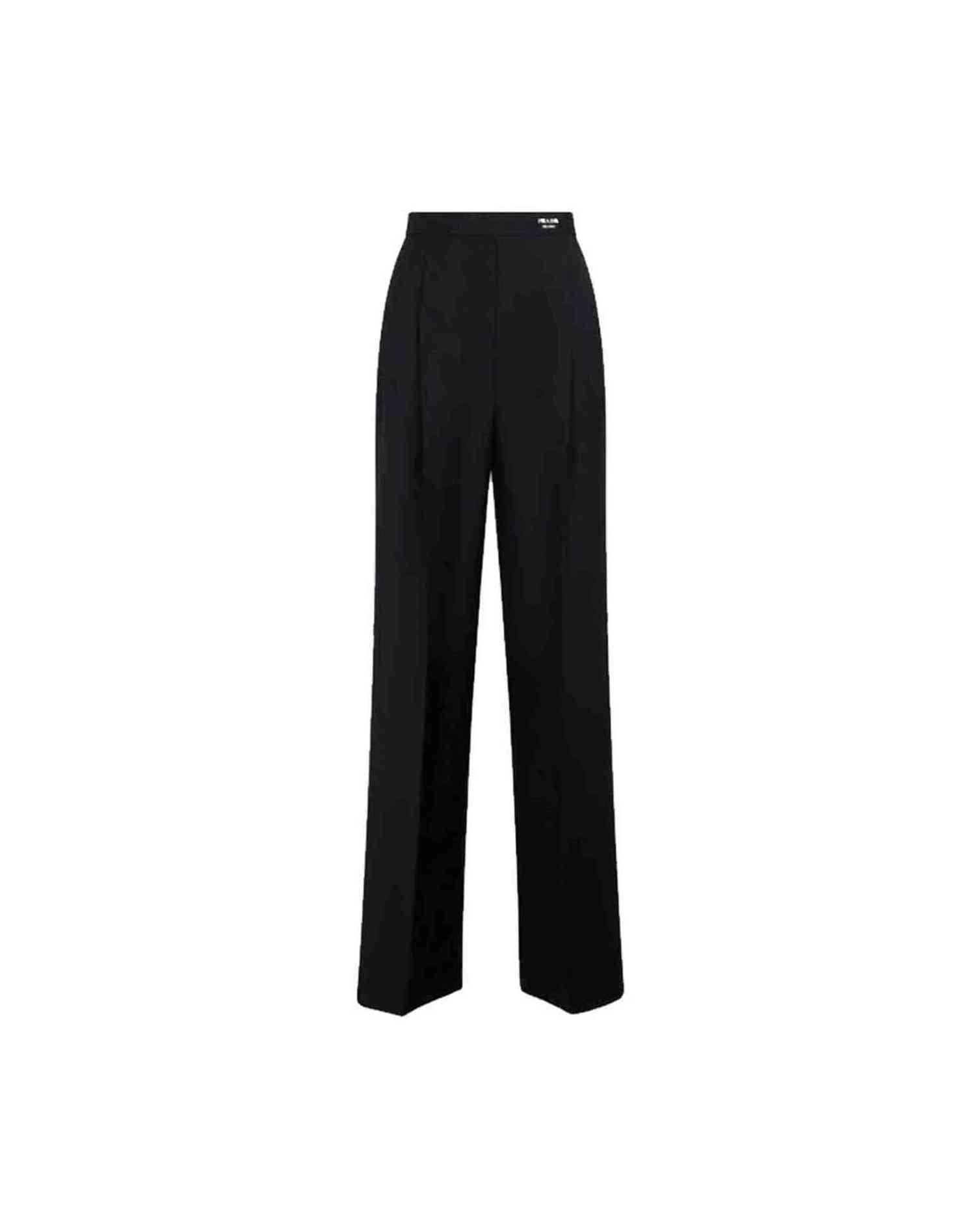 Prada Wool Classic Logo Pant Glam Steals