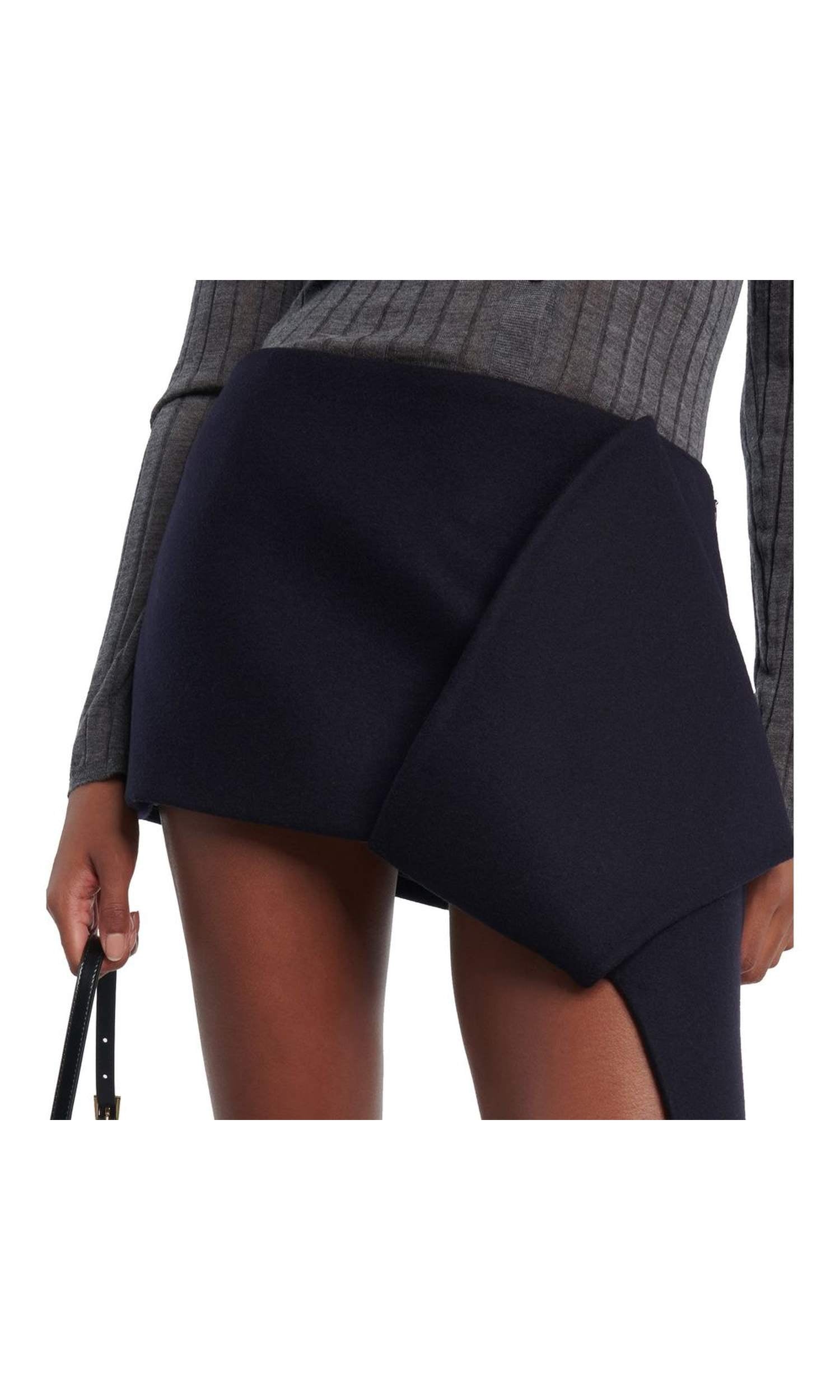 Prada Wool Mini Skirt Glam Steals
