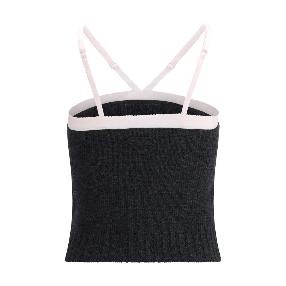 Prada Wool Virgin Crop Top Glam Steals