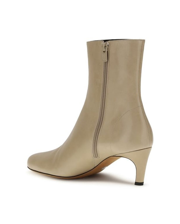 Proenza Schouler Beige Calf Leather Bos Taurus Ankle Boots Glam Steals