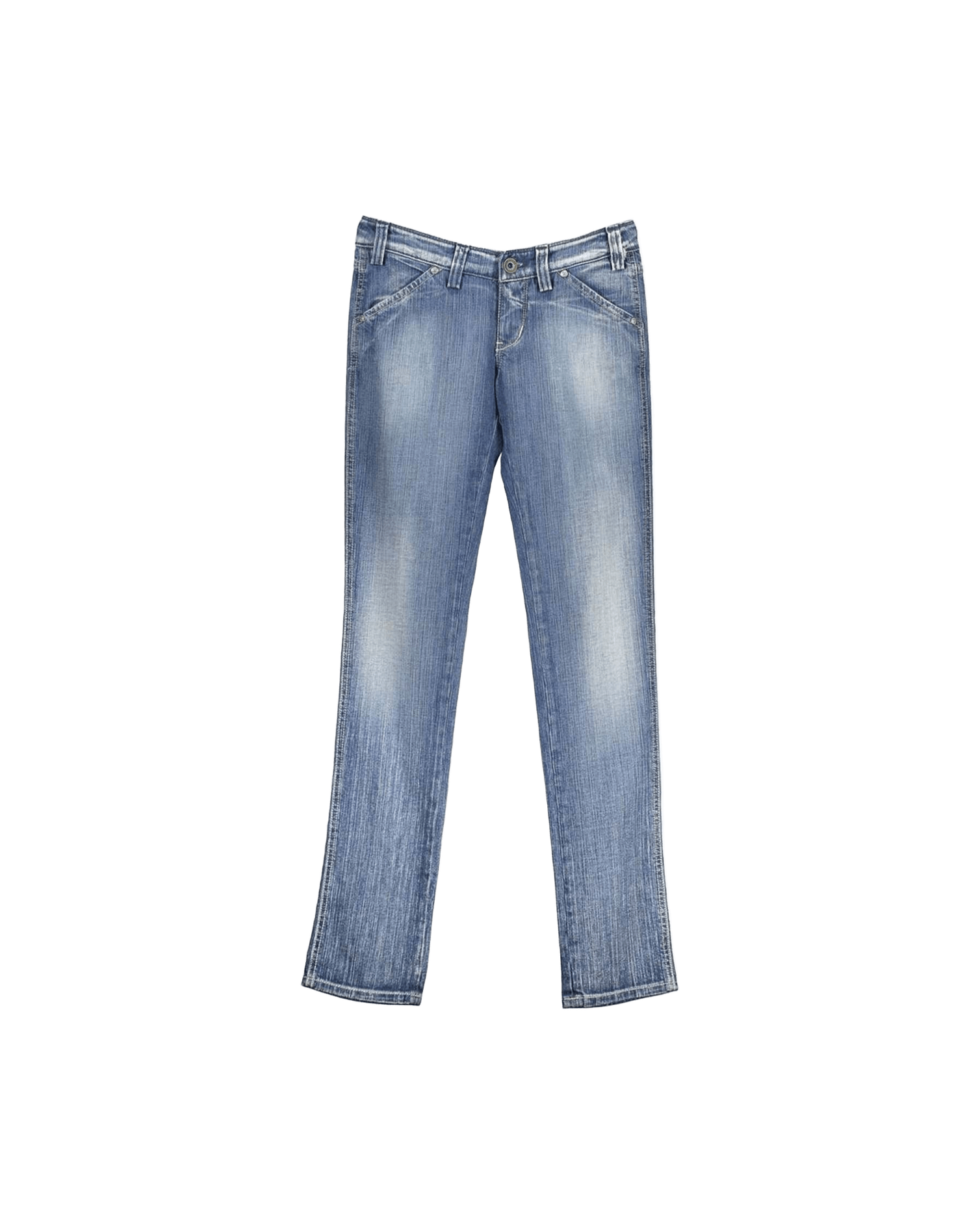 Re-Start Blue Cotton Re Start Jeans Glam Steals