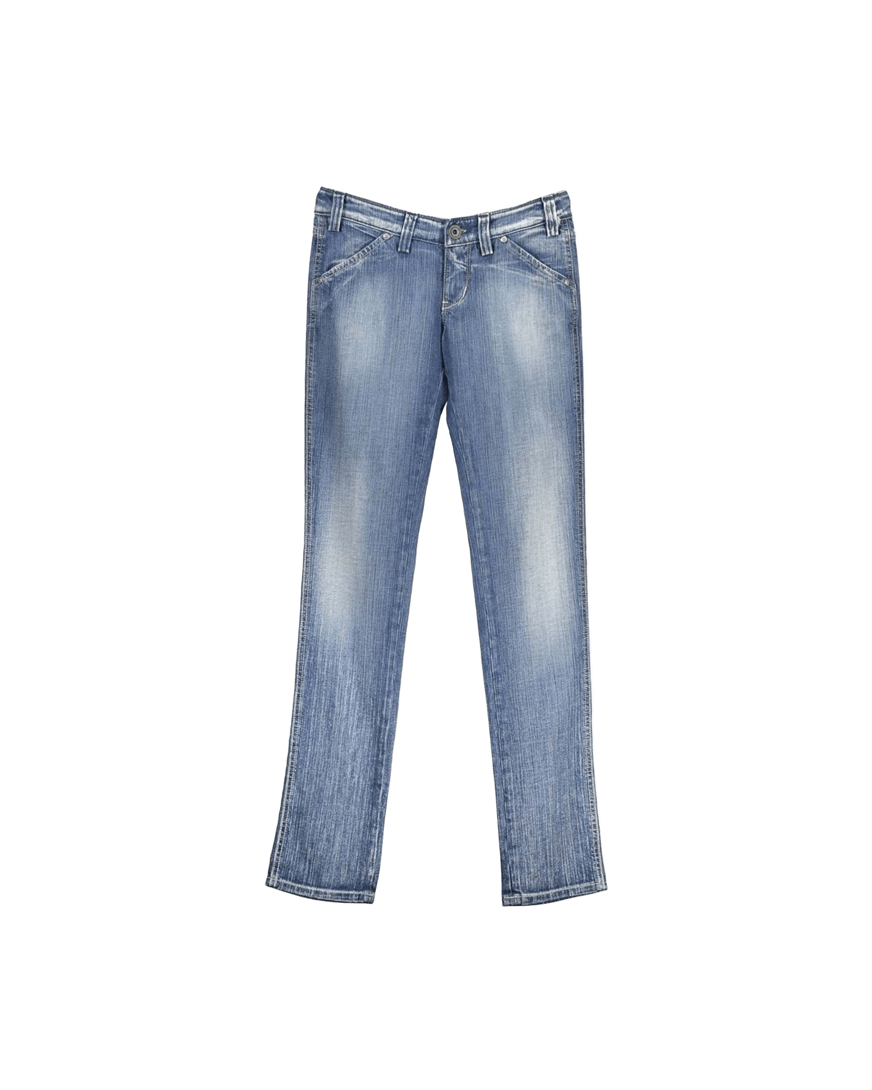 Re-Start Blue Cotton Re Start Jeans Glam Steals