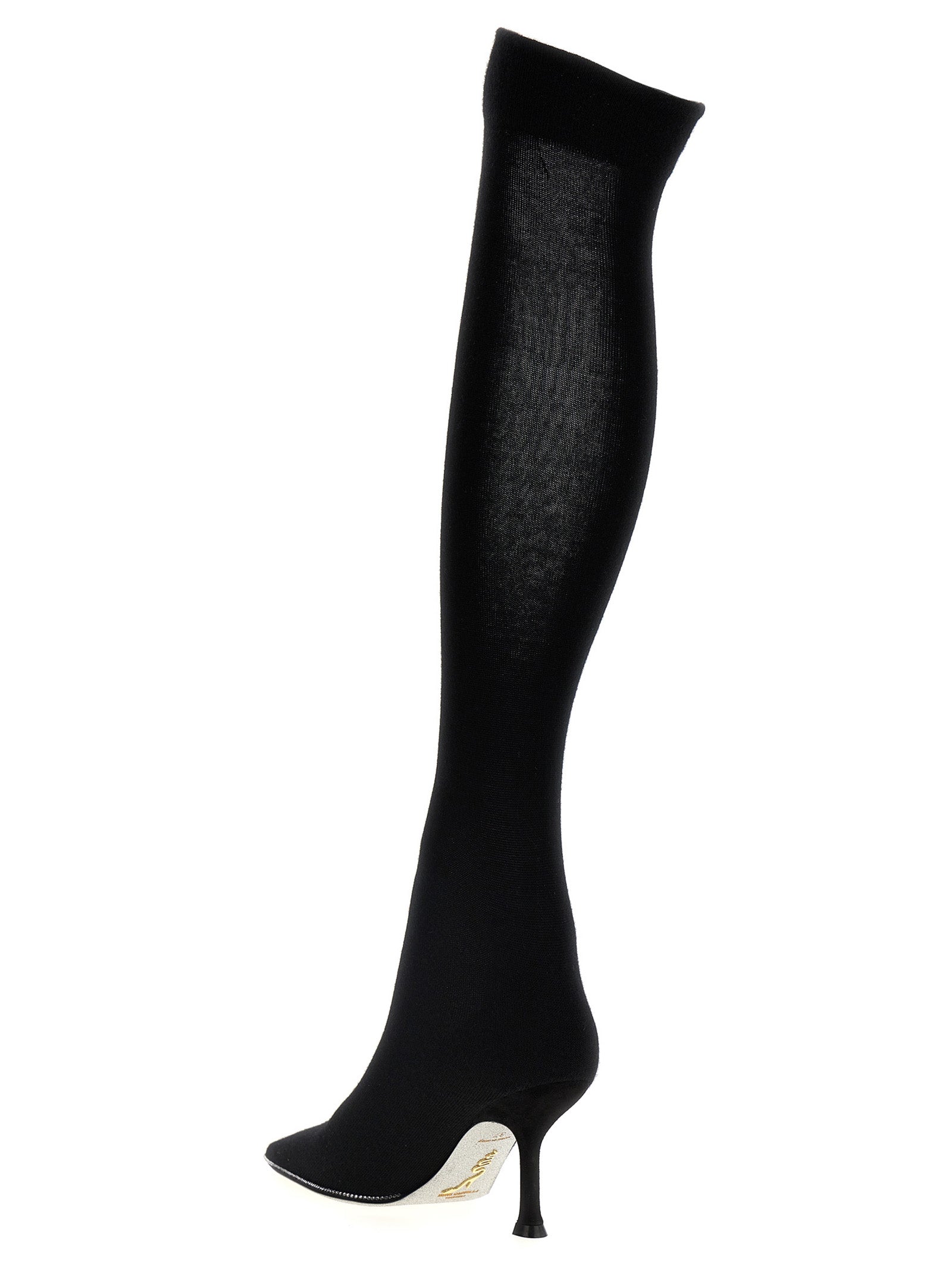RenÉ Caovilla Knitted Boots Glam Steals