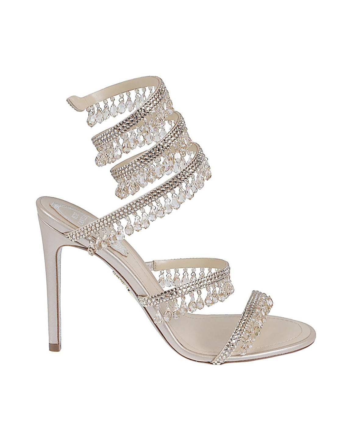René Caovilla Beige Sandals Glam Steals
