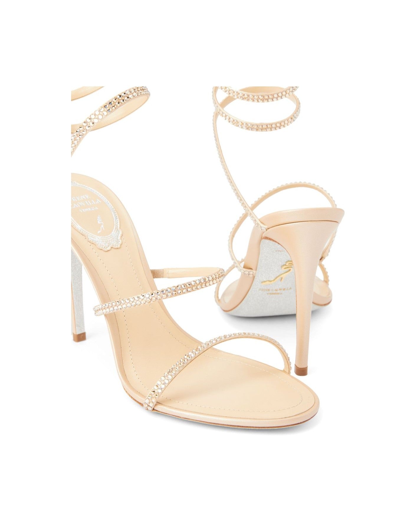 René Caovilla Beige Sandals Heels