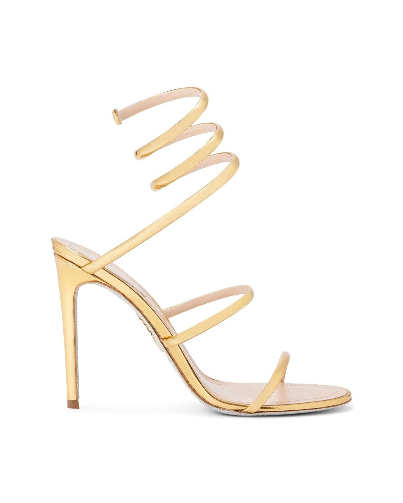 René Caovilla Golden Sandals Glam Steals