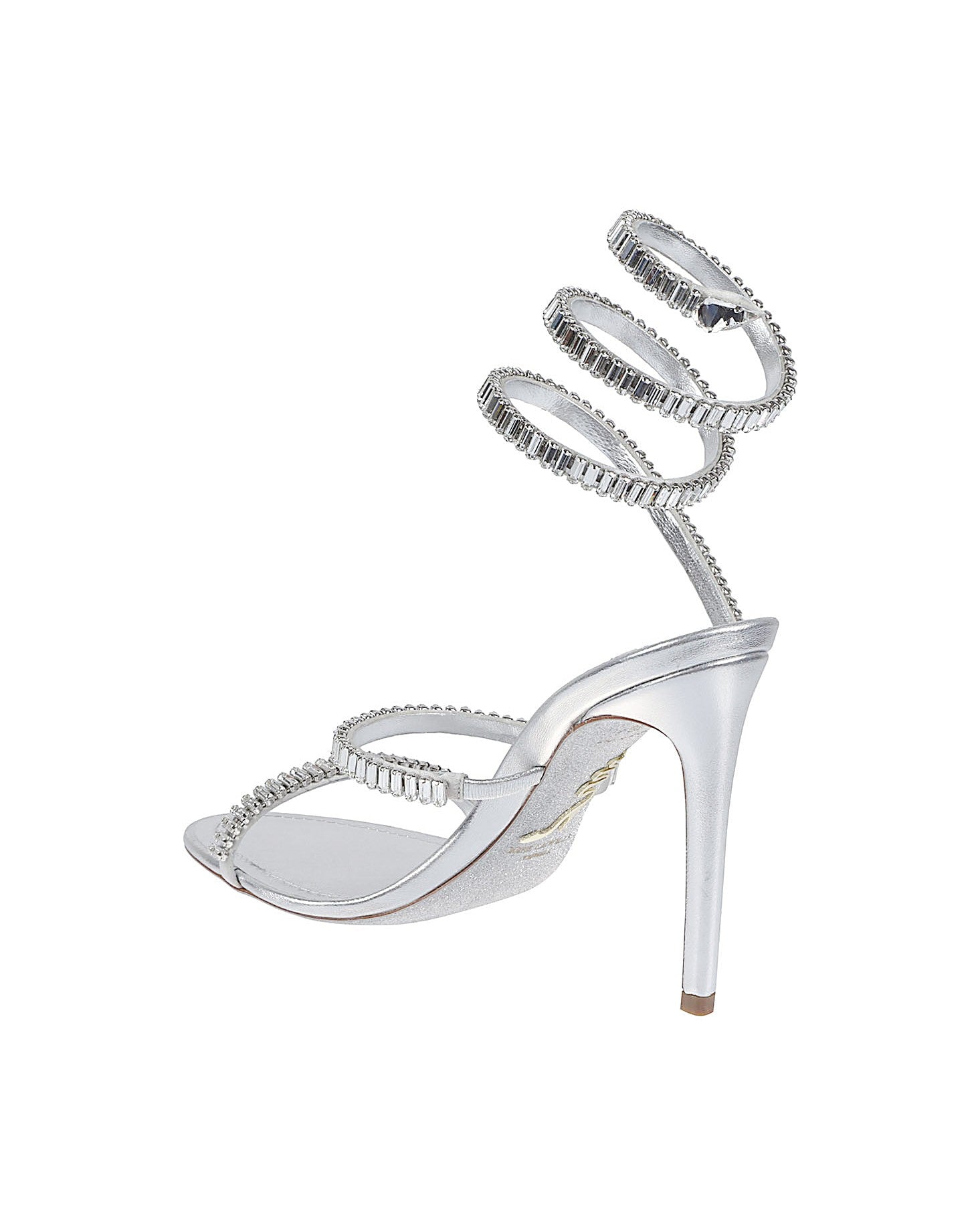 René Caovilla Silver Sandals Glam Steals