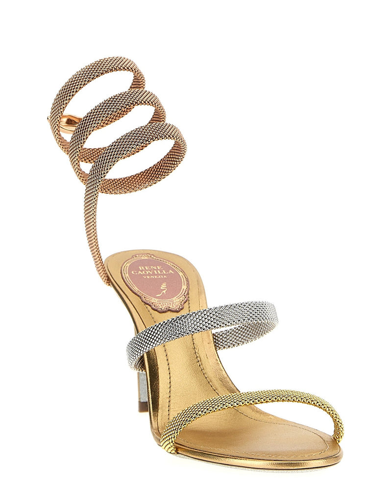 René Caovilla Trigold Cleo Sandals Glam Steals
