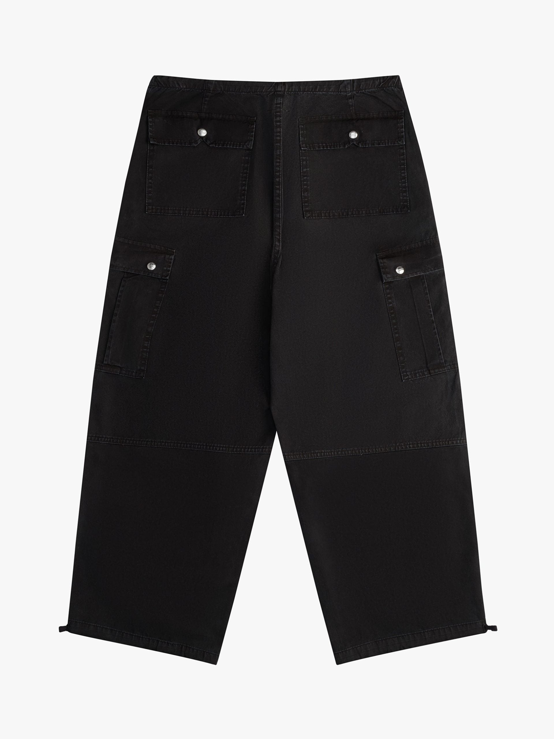 Rhude Black Cotton Cargo Pant Glam Steals