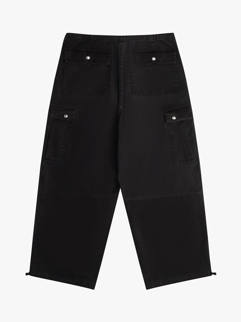 Rhude Black Cotton Cargo Pant Glam Steals