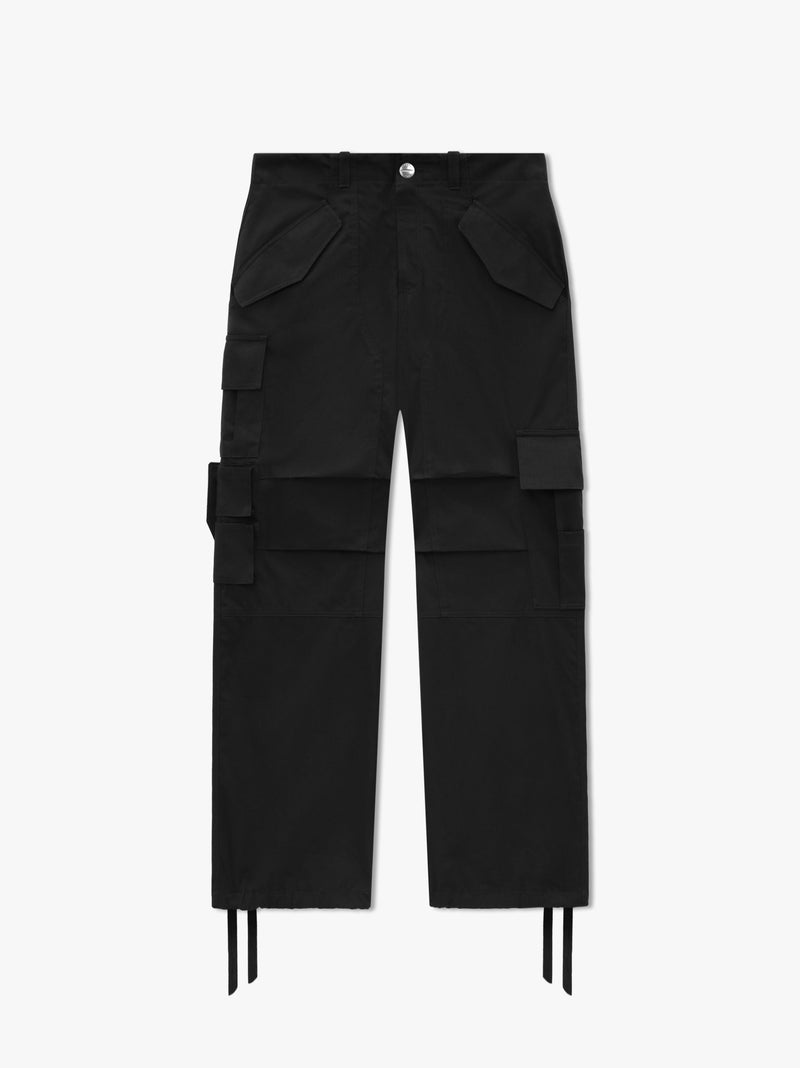 Rhude Black Cotton Cargo Pant Glam Steals