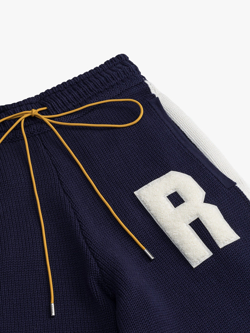 Rhude Blue Navy Fibres Casual Pant Glam Steals