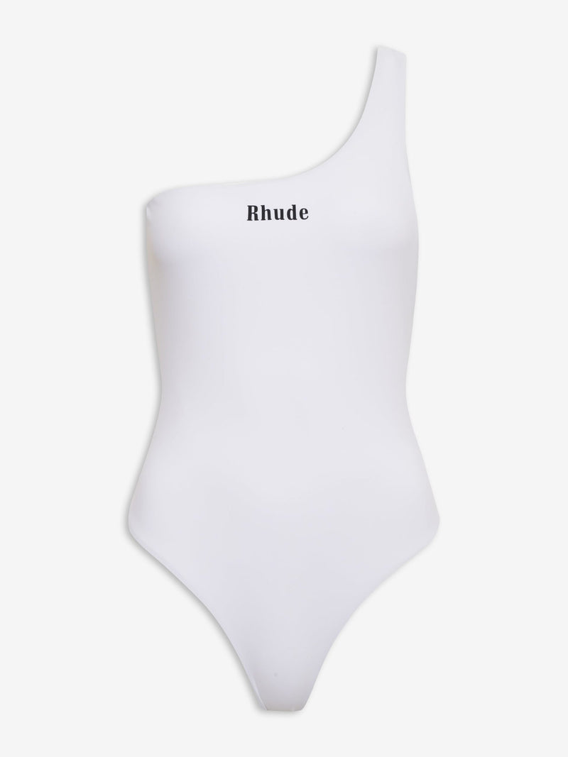 Rhude White Polyester One Piece Swimsuit Glam Steals