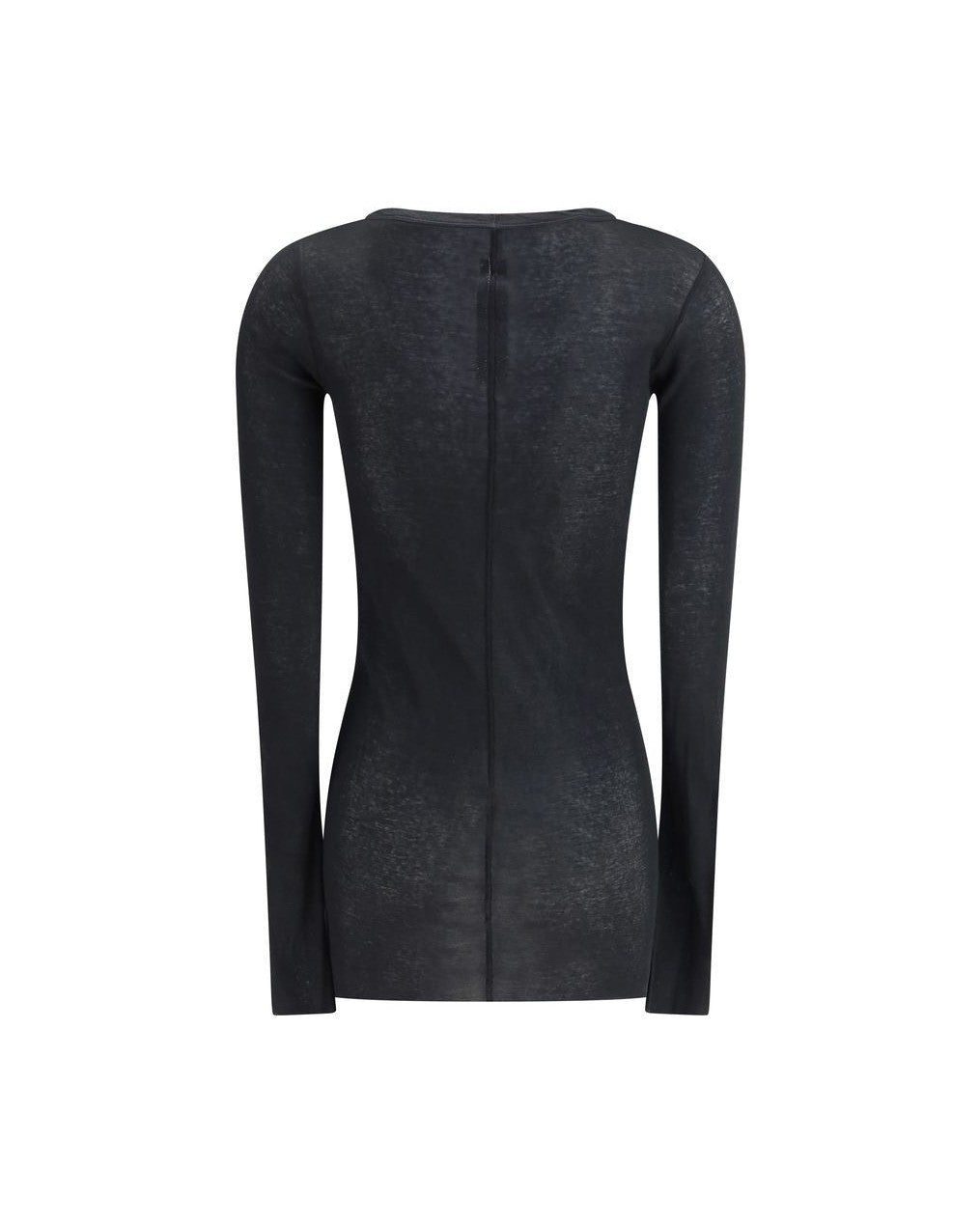 Rick Owens Black Cotton Long Sleeve Shirt Glam Steals