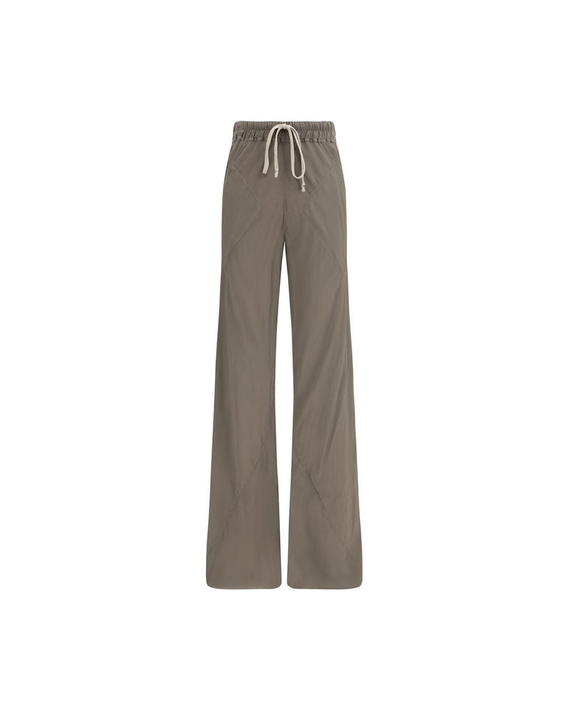 Rick Owens Brown Silk Casual Pant Glam Steals
