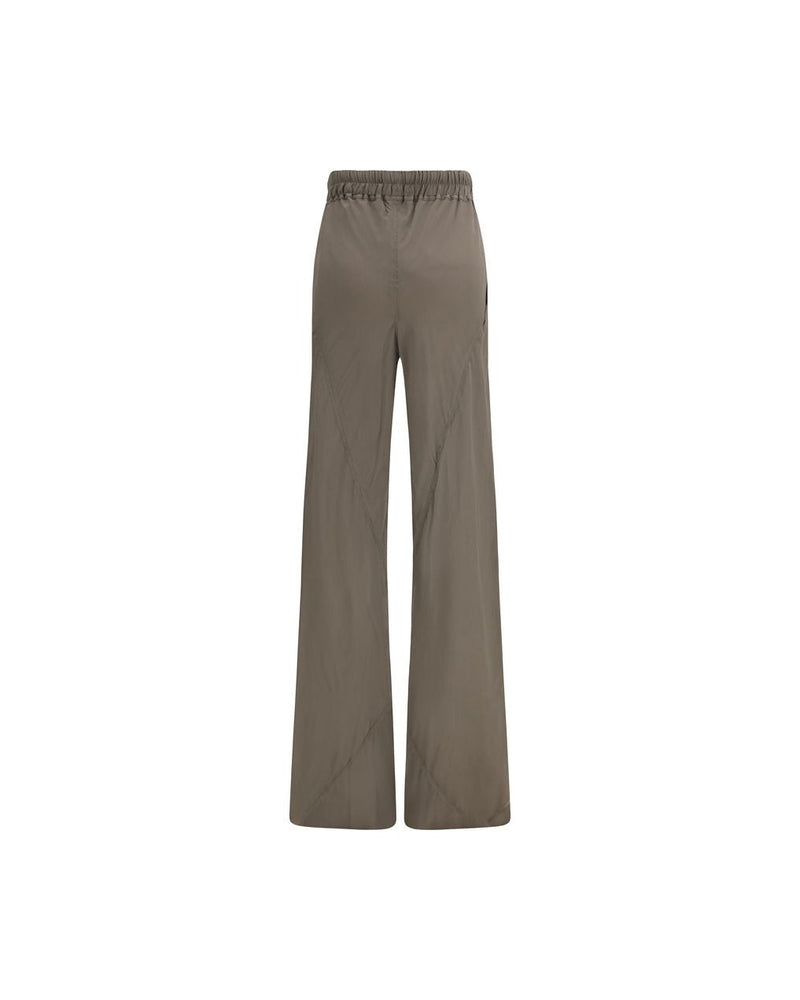 Rick Owens Brown Silk Casual Pant Glam Steals