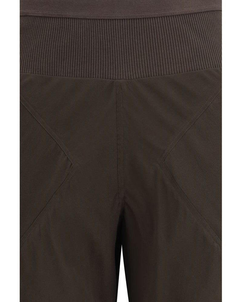 Rick Owens Brown Silk Casual Pant Glam Steals