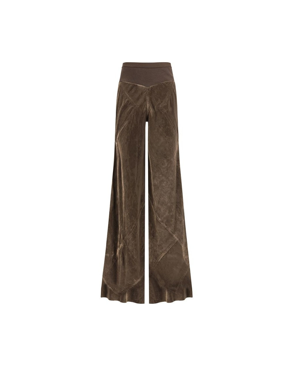 Rick Owens Brown Viscose Casual Pant Glam Steals