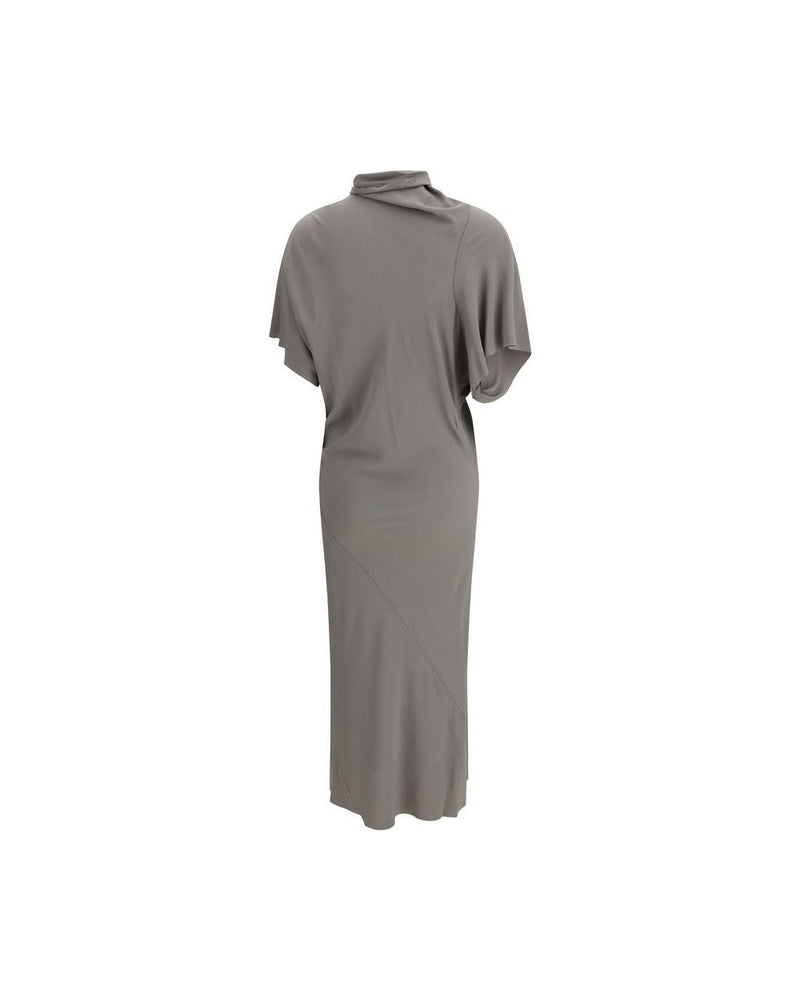 Rick Owens Gray Acetate Casual Dress Glam Steals