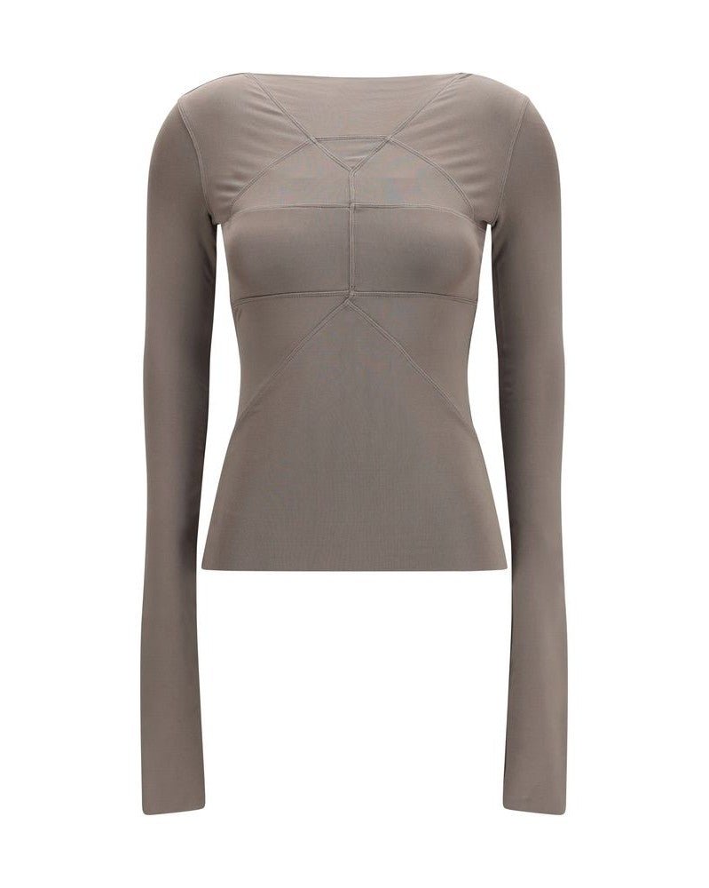 Rick Owens Gray Viscose Blouse Glam Steals
